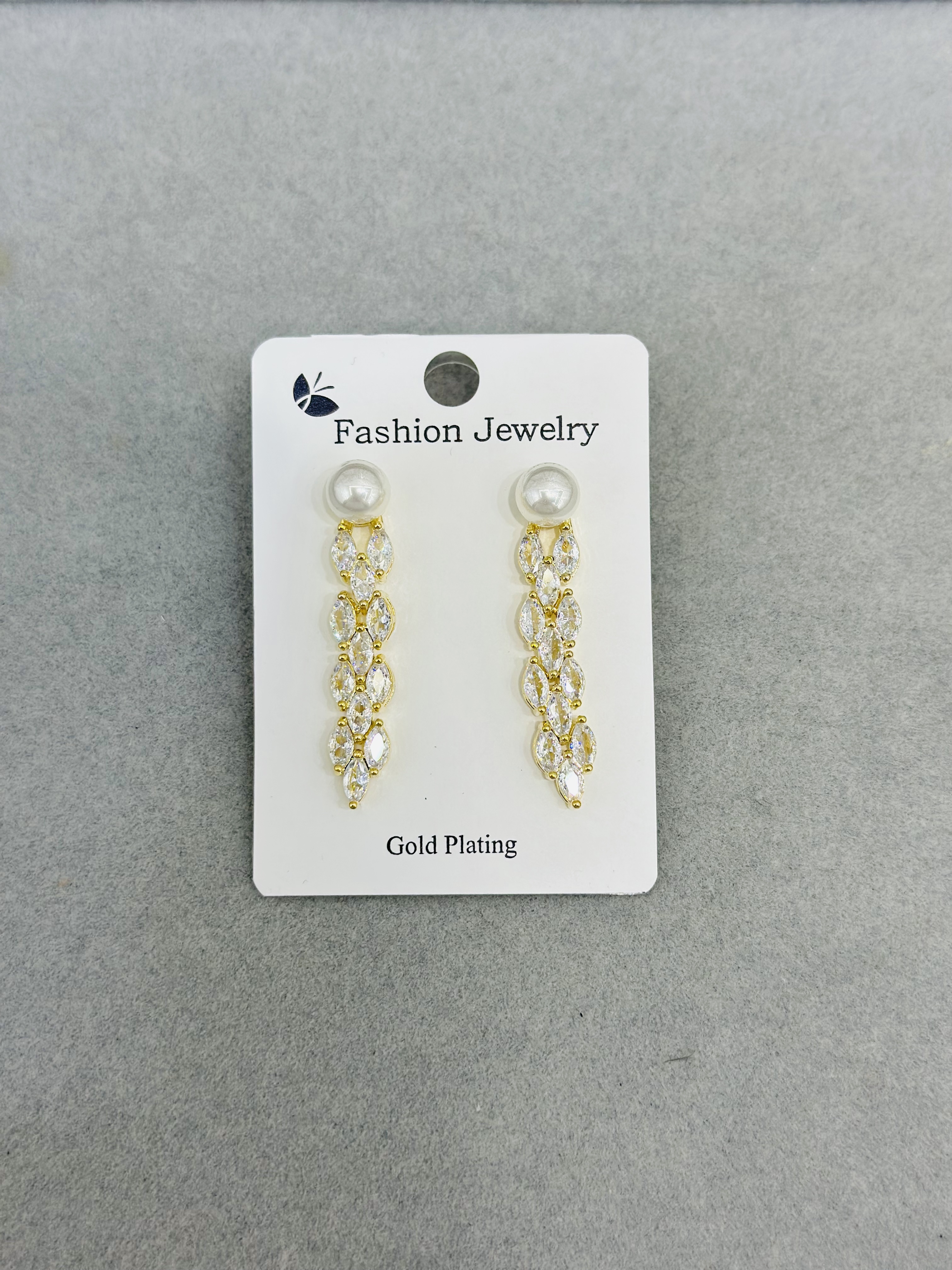 创意饰品 独特设计耳钉 精致耳饰 简约时尚耳环女款锆石耳环 铜款详情图10