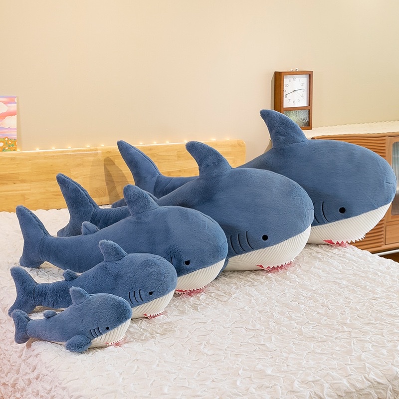 Cross-border foreign trade simulation shark dolls, plush toys, dolls, claw machines, scissors machines detail image 5