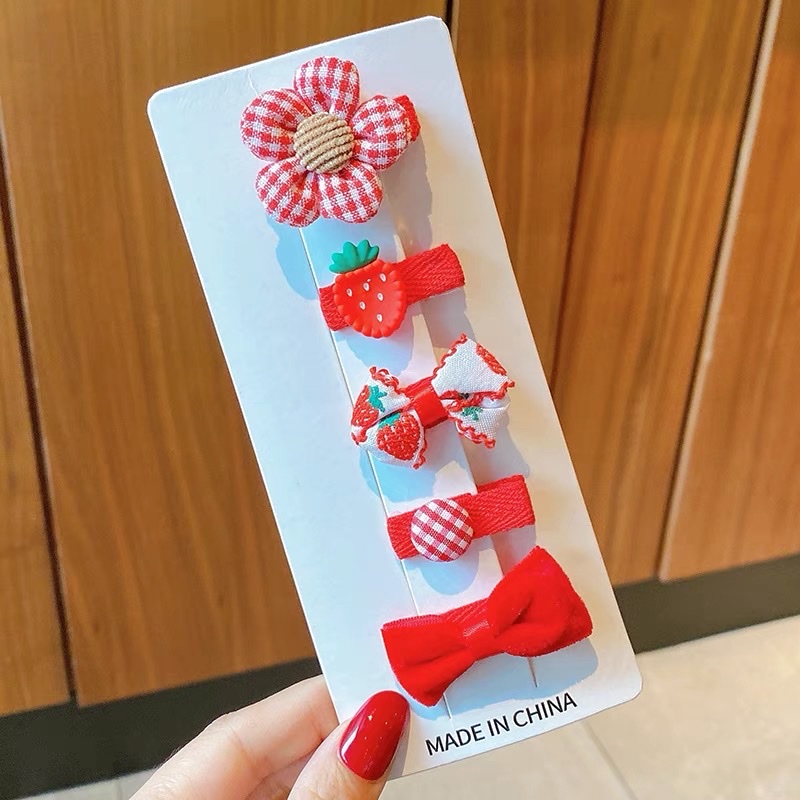 女孩全包布不伤发刘海碎发夹2025新款女童侧边鸭嘴夹可爱宝宝发夹详情图11