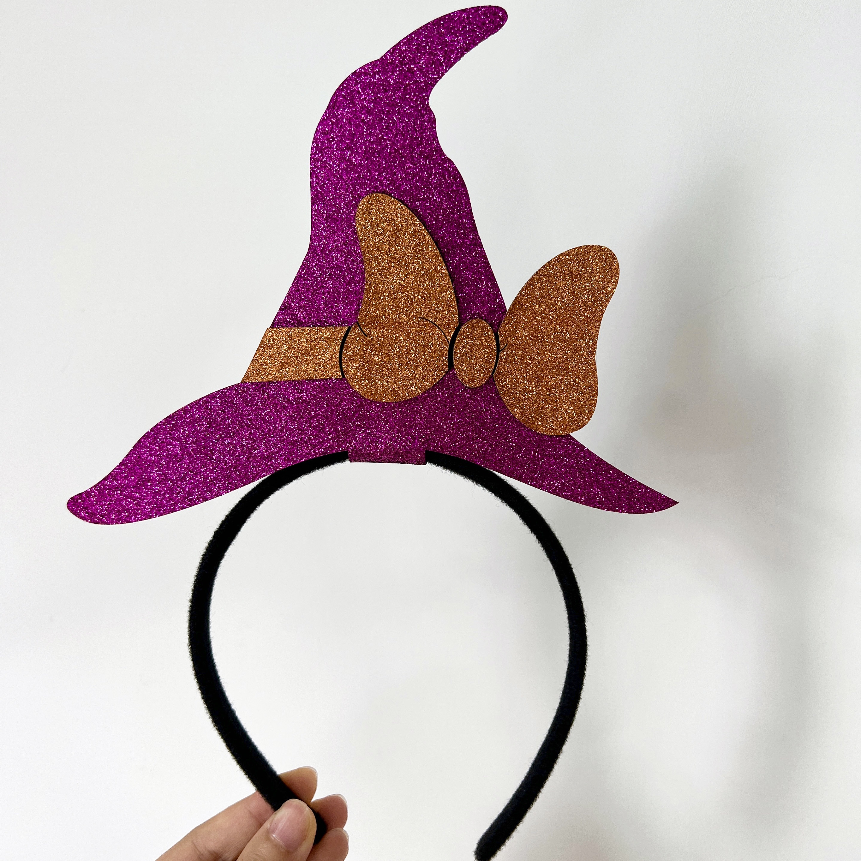 节日用品 玩具 万圣节头扣 巫婆帽