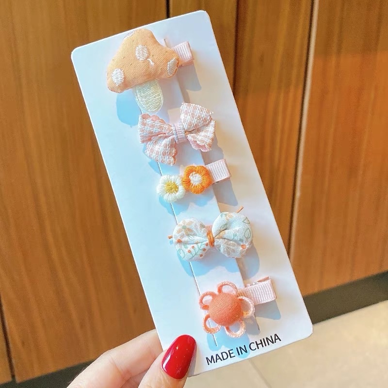 女孩全包布不伤发刘海碎发夹2025新款女童侧边鸭嘴夹可爱宝宝发夹详情图13