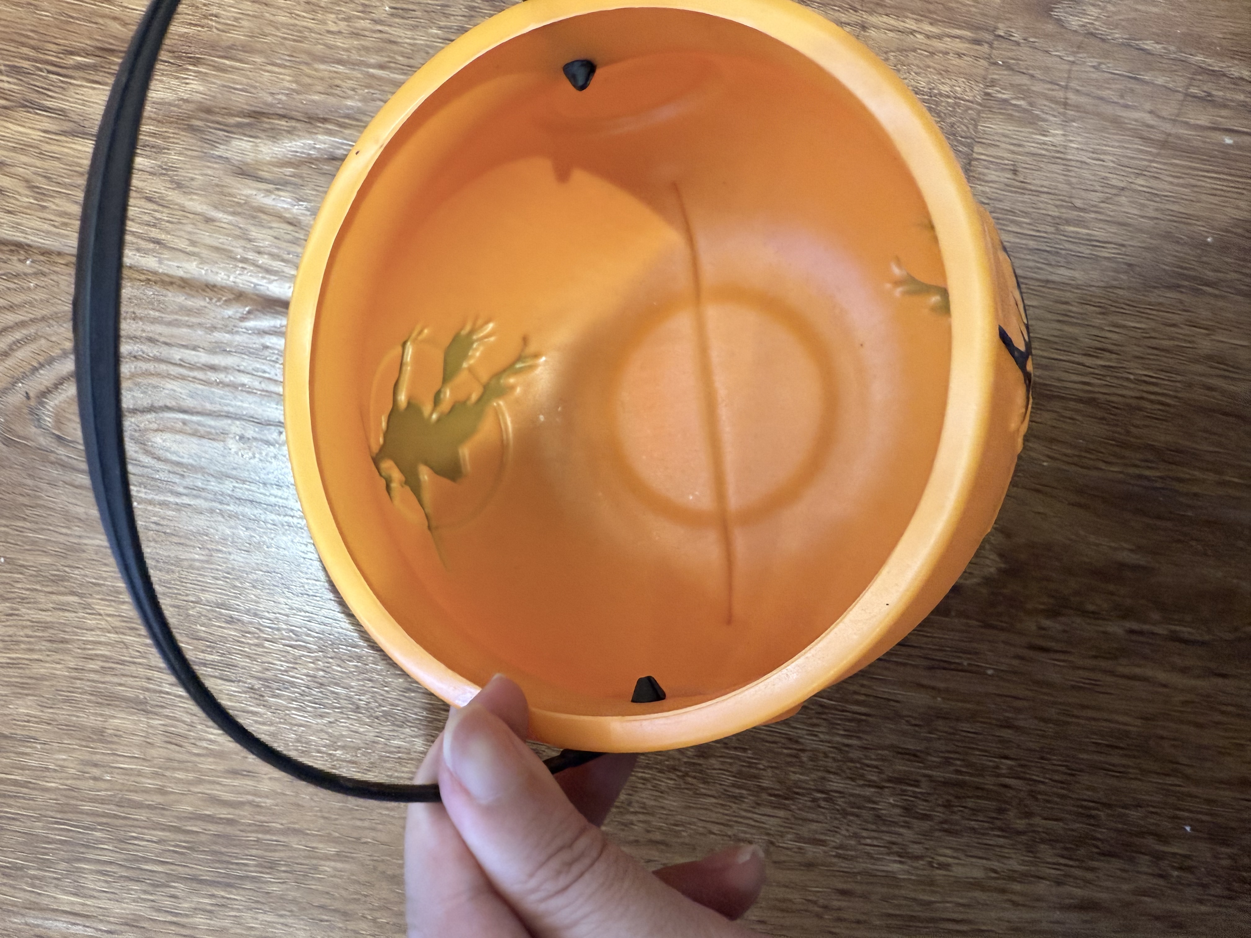 Candy hand-held bucket, pumpkin bucket, incense burner bucket, pe material pumpkin bucket, Halloween decorative item, creative Halloween festival atmosphere decoration supplies, Halloween decoration Item Picture