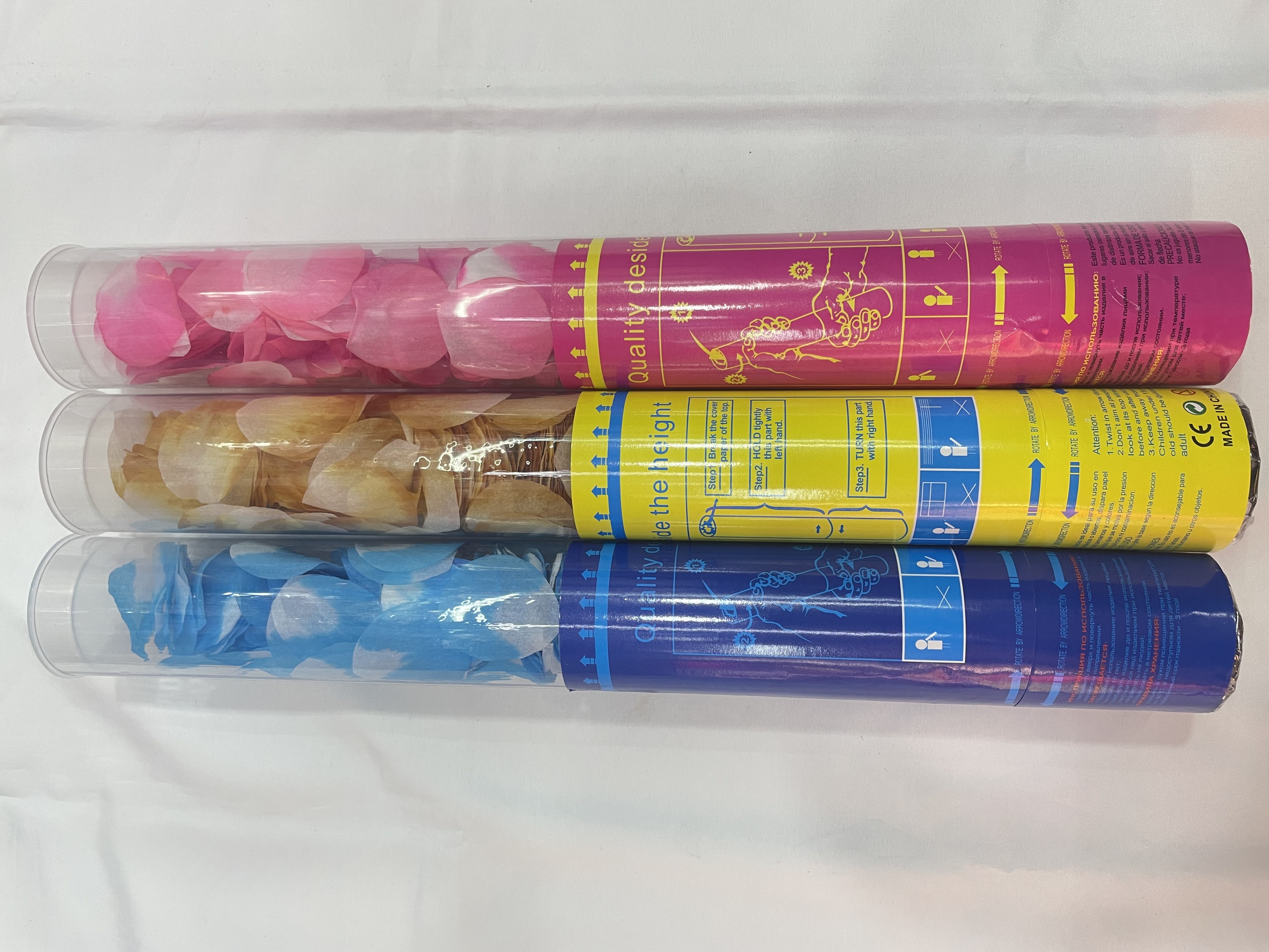 30cm手持礼花筒彩色礼炮婚庆派对用品室内外礼花枪庆典氛围道具礼炮礼花筒详情图4