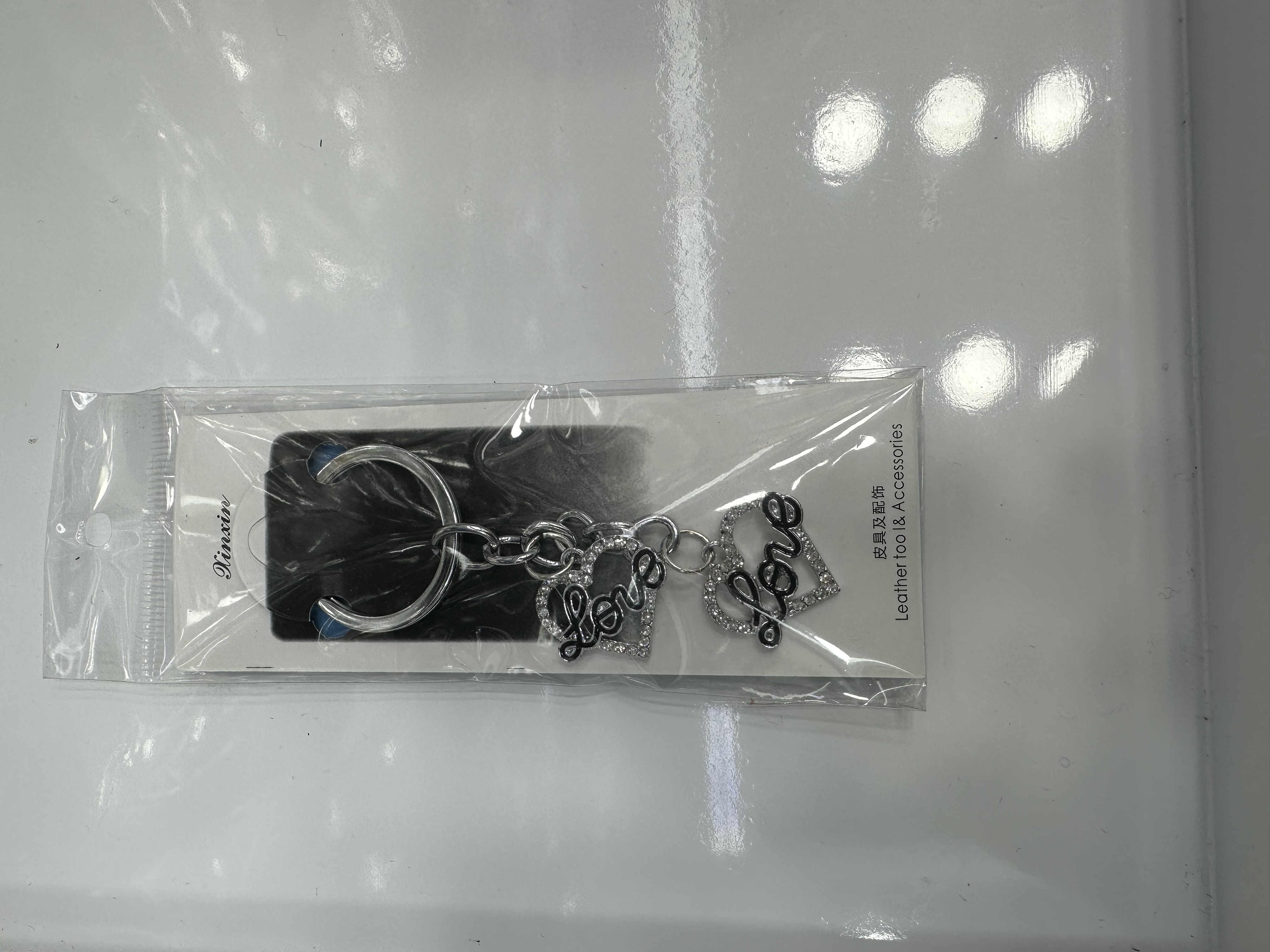 机车钥匙扣创意设计小包加珍珠链挂件时尚简约潮流车钥匙扣机车钥匙扣