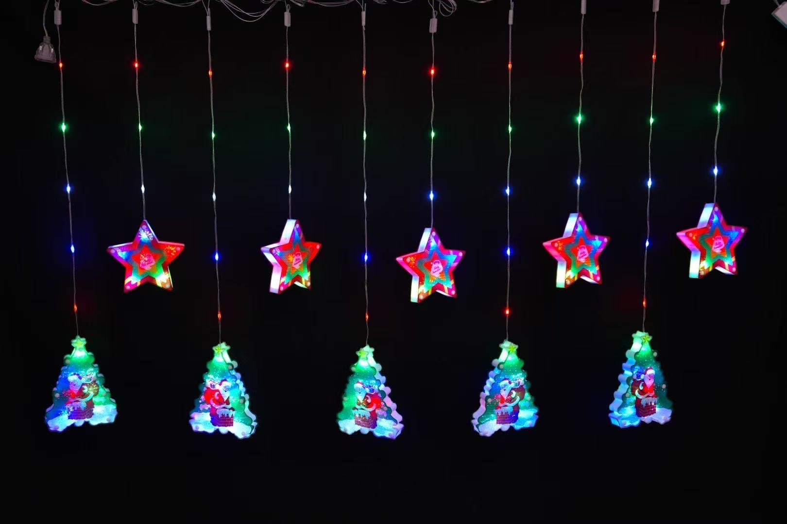 LED小串灯节日装饰灯铜线灯USB接口太阳能灯串室内外氛围灯节日装饰灯图