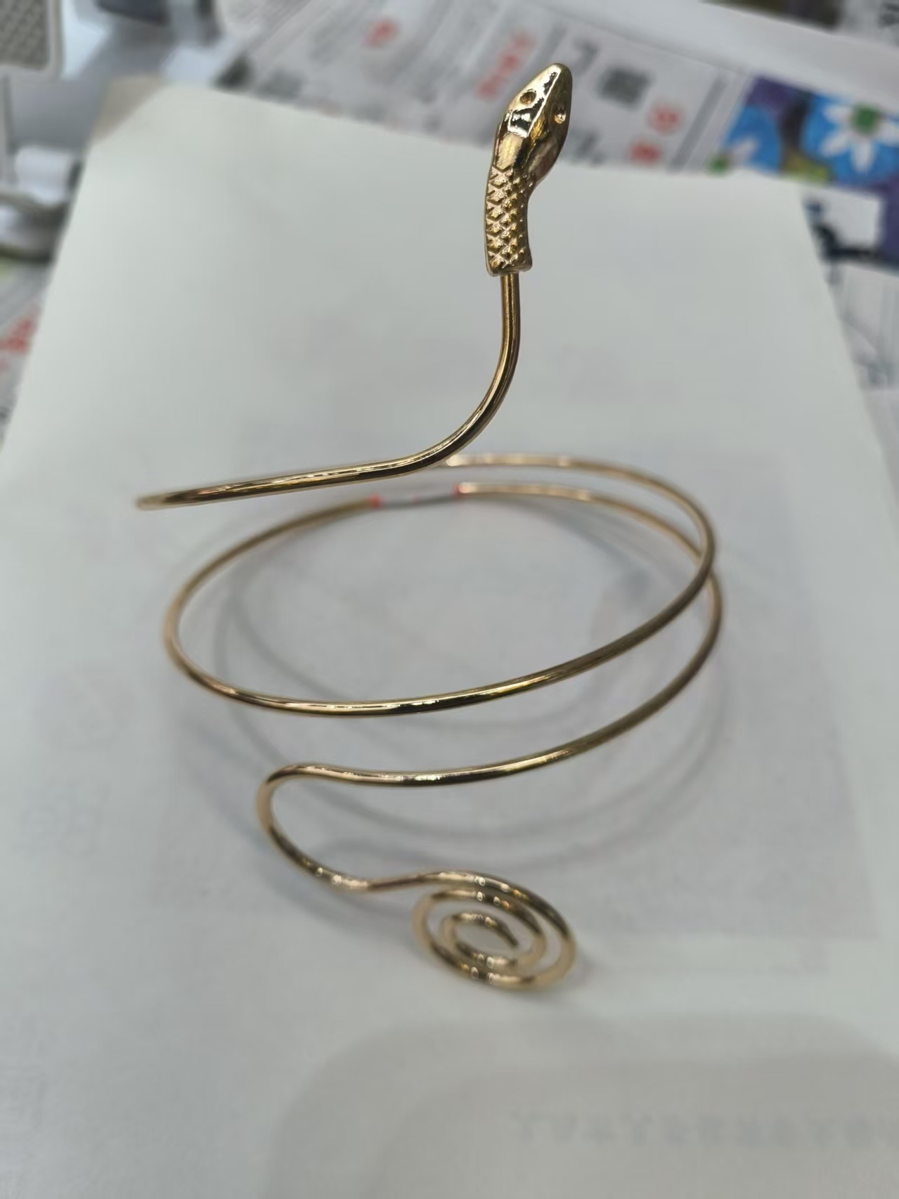 女士拼接简约时尚饰品臂环臂镯韩版优雅百搭气质