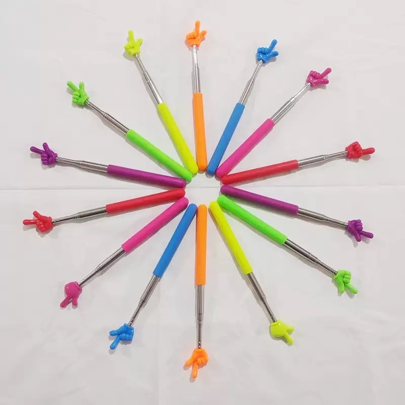 指读棒手指家用上课伸缩教学教棒不锈钢自由伸缩长度儿童家用老师教具教具