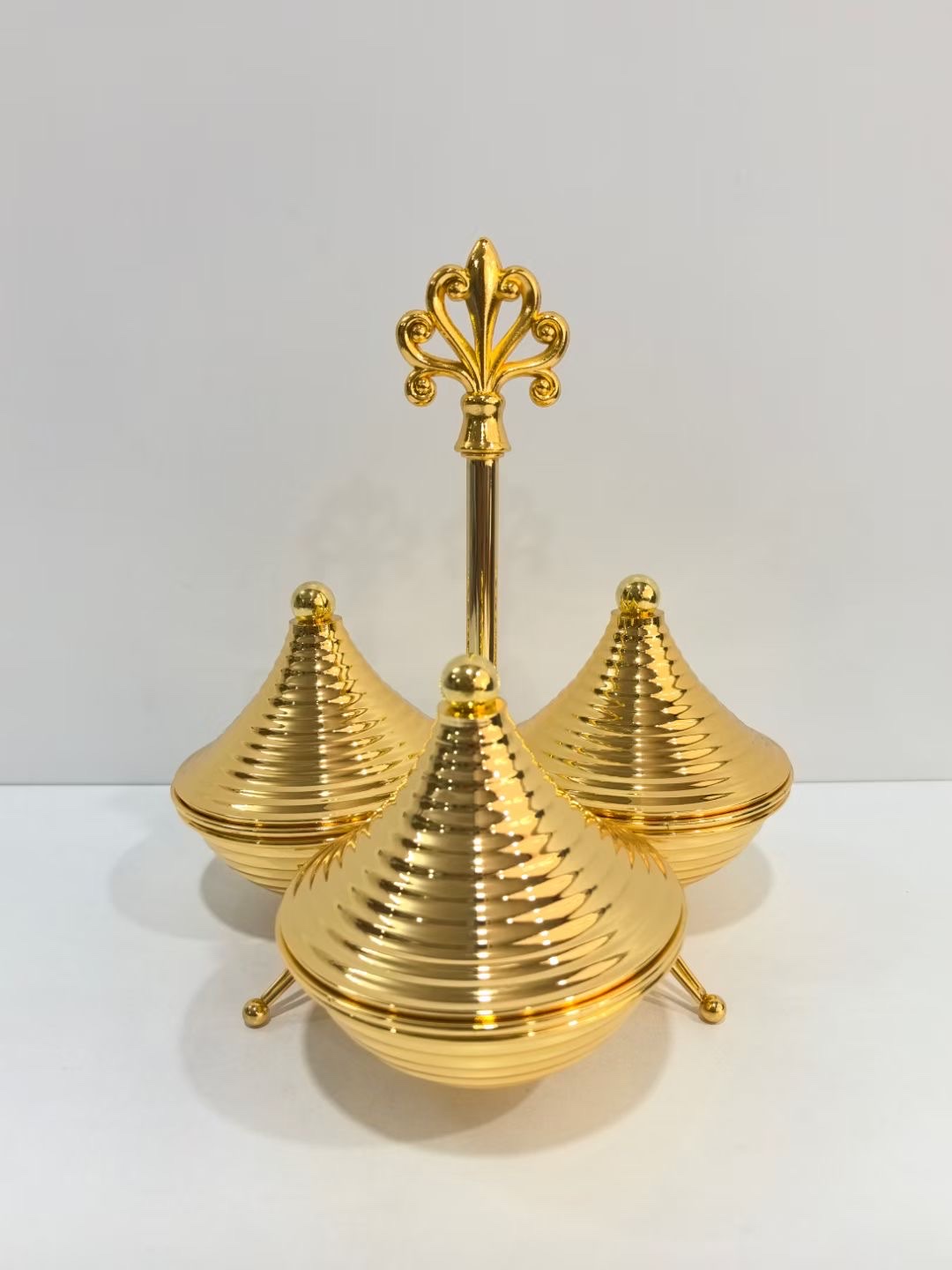 Cross-border ironwork Middle Eastern fruit platters, creative home decoration candy jar ornaments, factory direct sales of ornaments, ornaments detail image 4