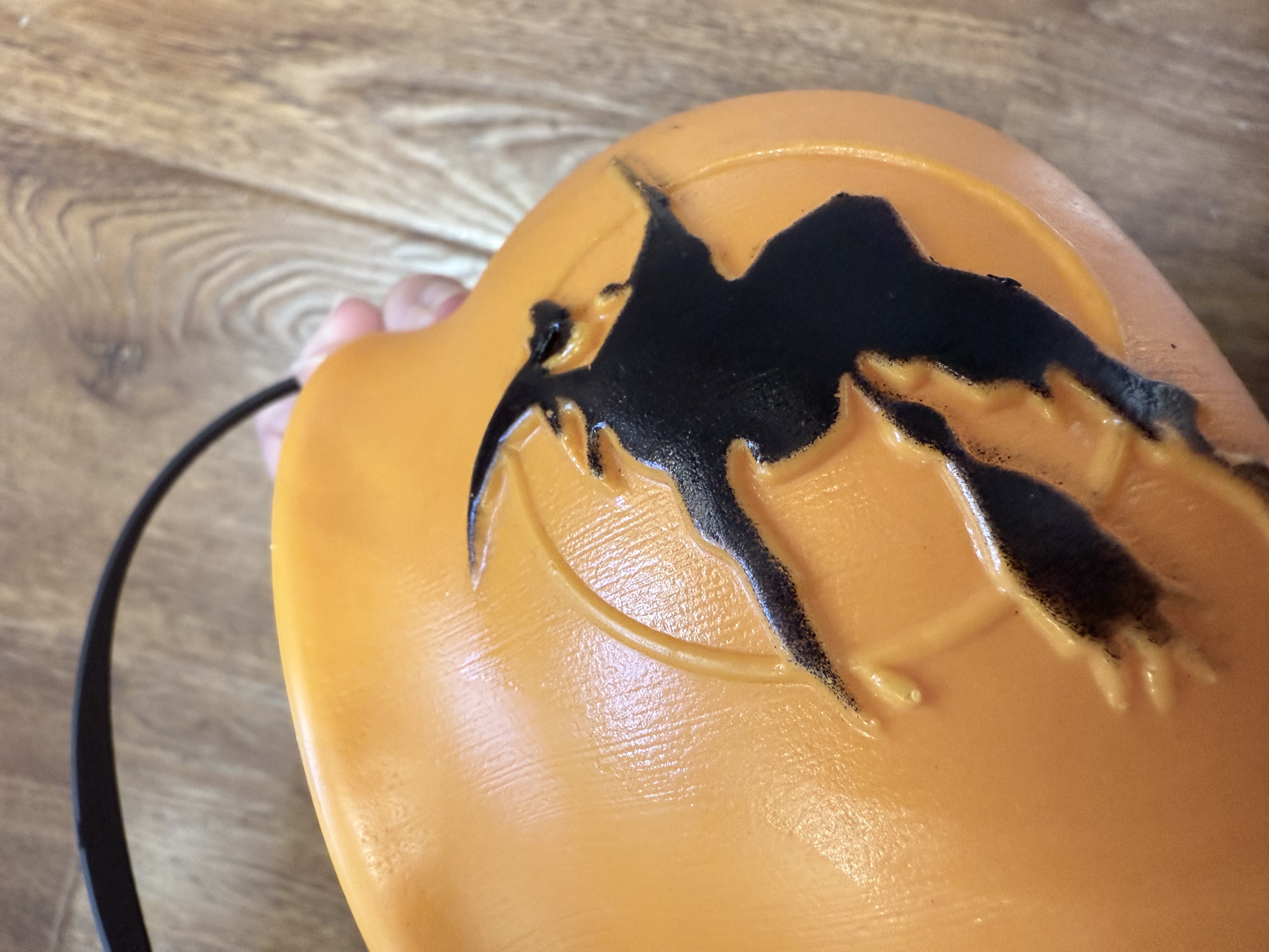 Candy hand-held bucket, pumpkin bucket, incense burner bucket, pe material pumpkin bucket, Halloween decorative item, creative Halloween festival atmosphere decoration supplies, Halloween decoration detail image 4