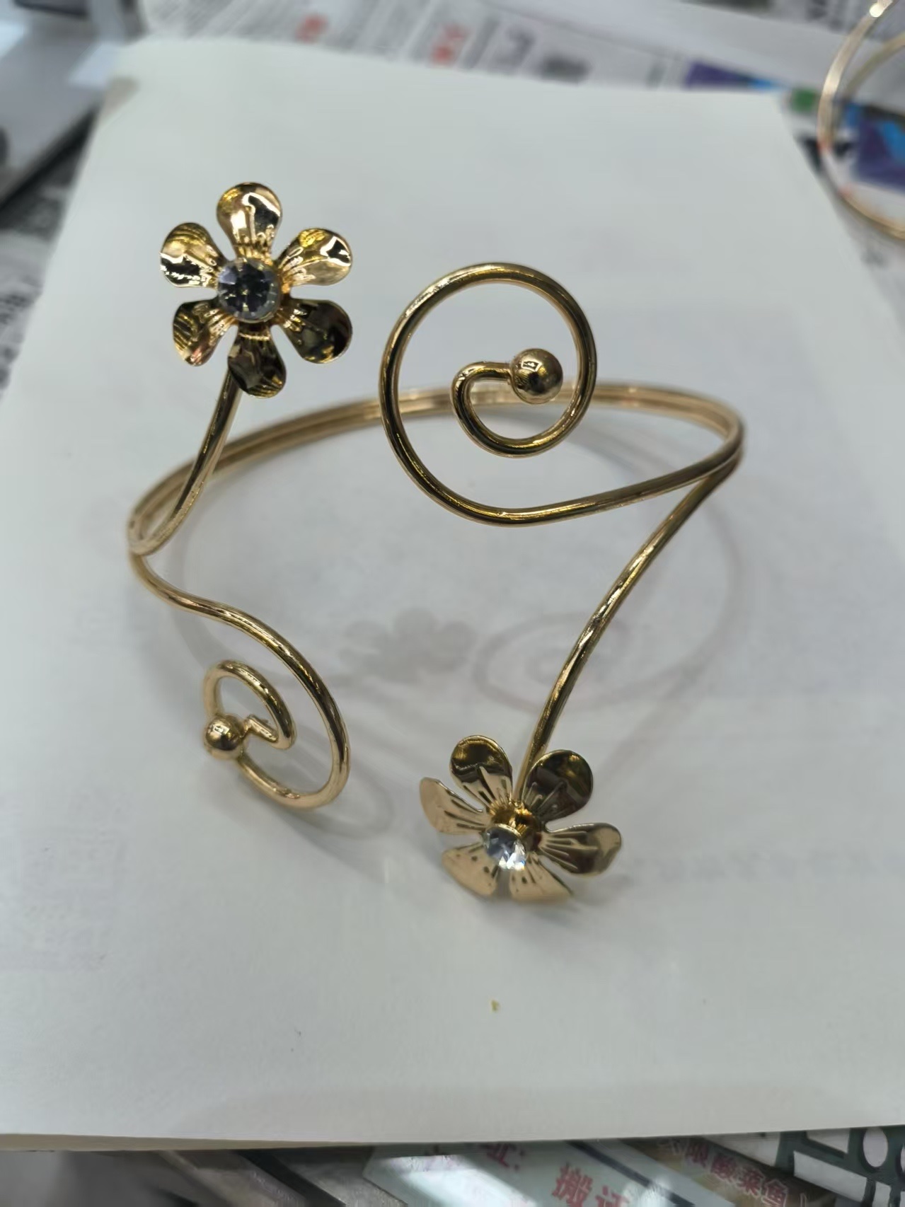 女士视频拼接简约时尚臂环韩版饰品潮流百搭首饰