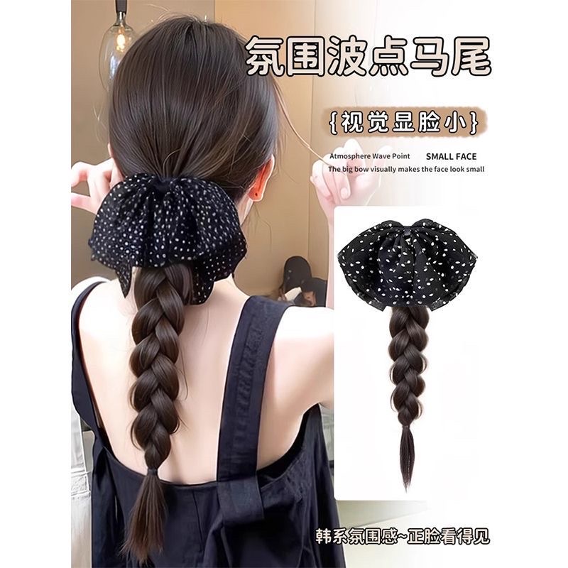 شعرة شعر مستعار ذات ذيل خيول منخفض الذيل، ذيل خيول زائف details Picture