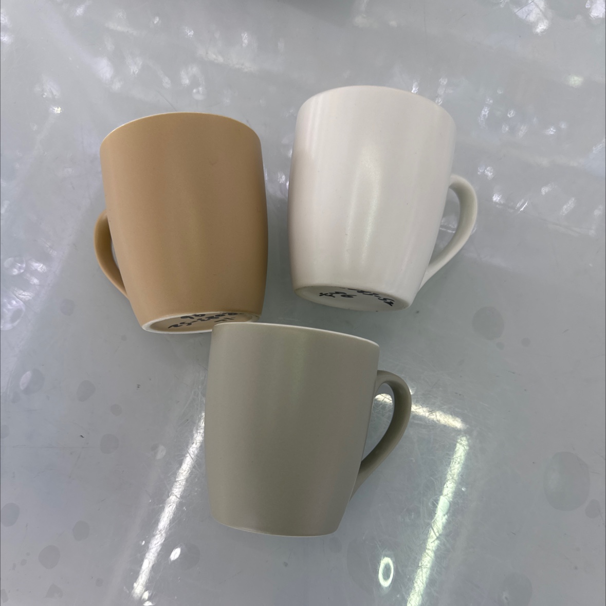 湖南省醴陵市色釉浮雕鼓形杯陶瓷杯20250605 颜色混装有现货咖啡小杯