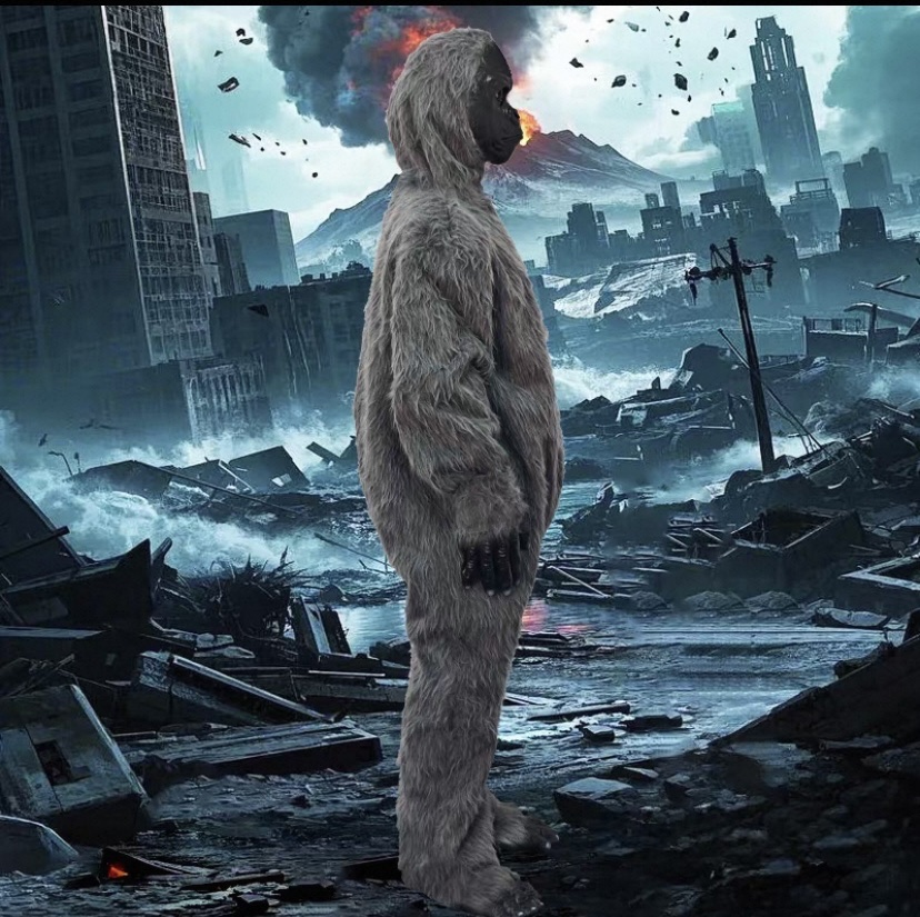 大猩猩毛绒人偶服装万圣节搞怪玩偶服人穿活动演出道具金刚cos服详情图3