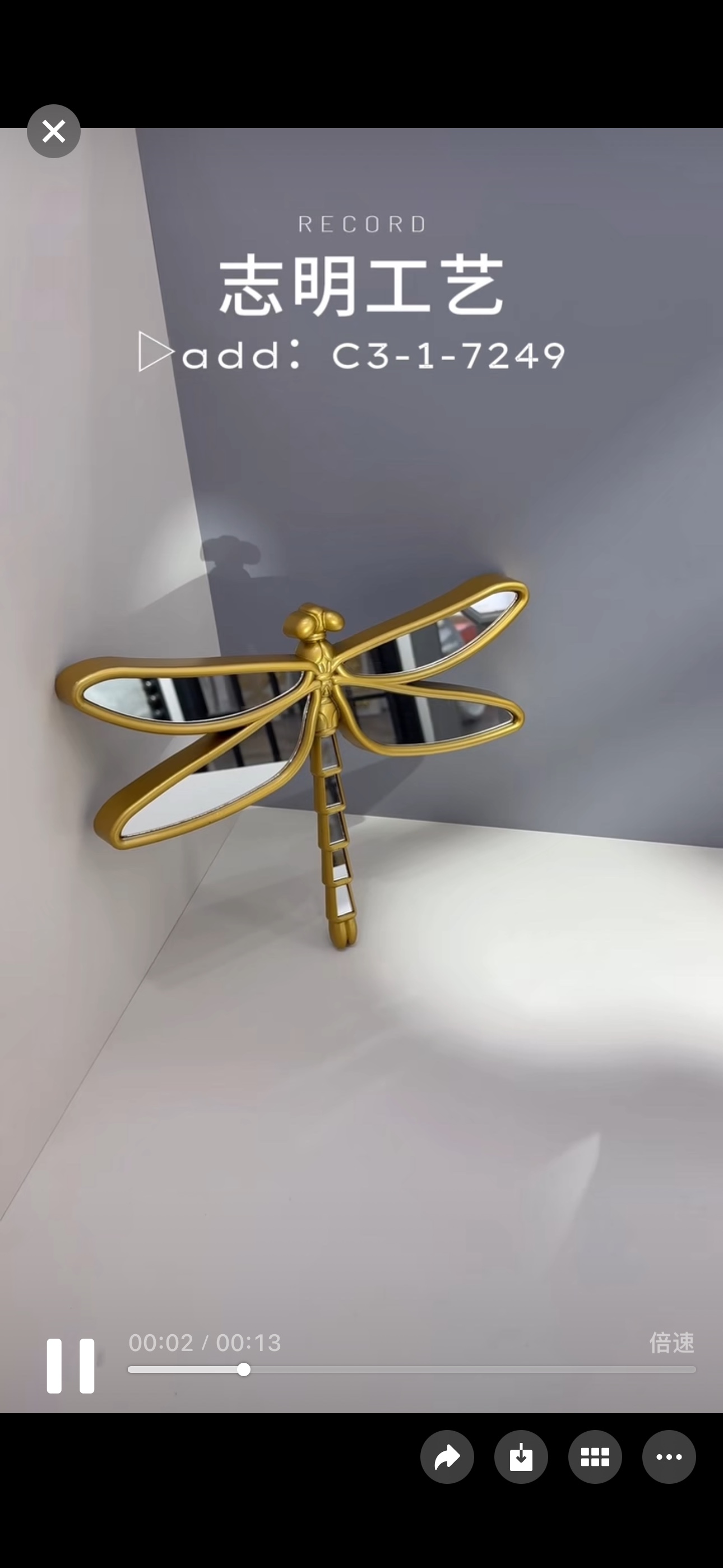 装饰镜子美容镜塑料镜子产品图