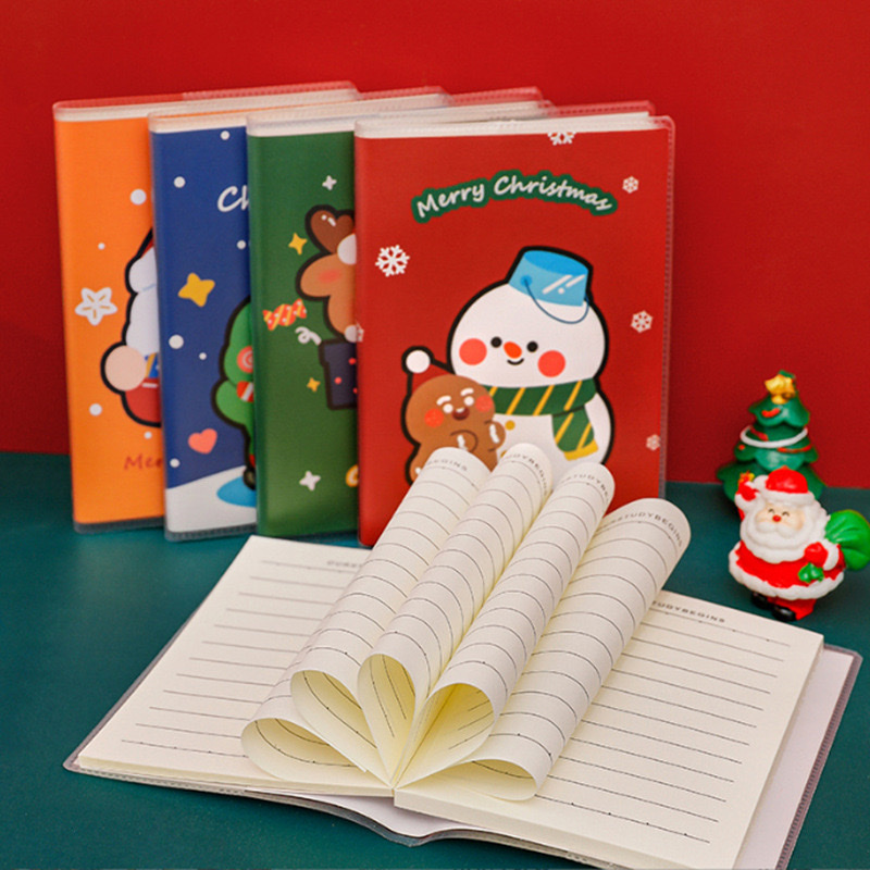 Custom-made Christmas A7 export notebooks in stock, cross-border Christmas, Halloween and Pumpkin Festival notebooks Application Scenario