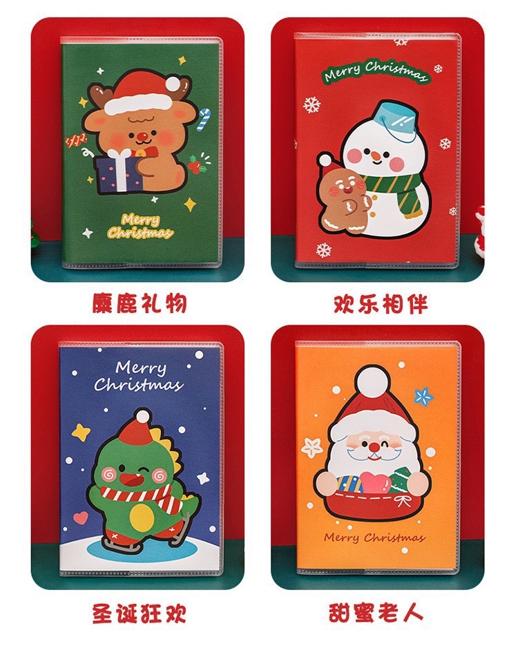 Custom-made Christmas A7 export notebooks in stock, cross-border Christmas, Halloween and Pumpkin Festival notebooks Item Picture