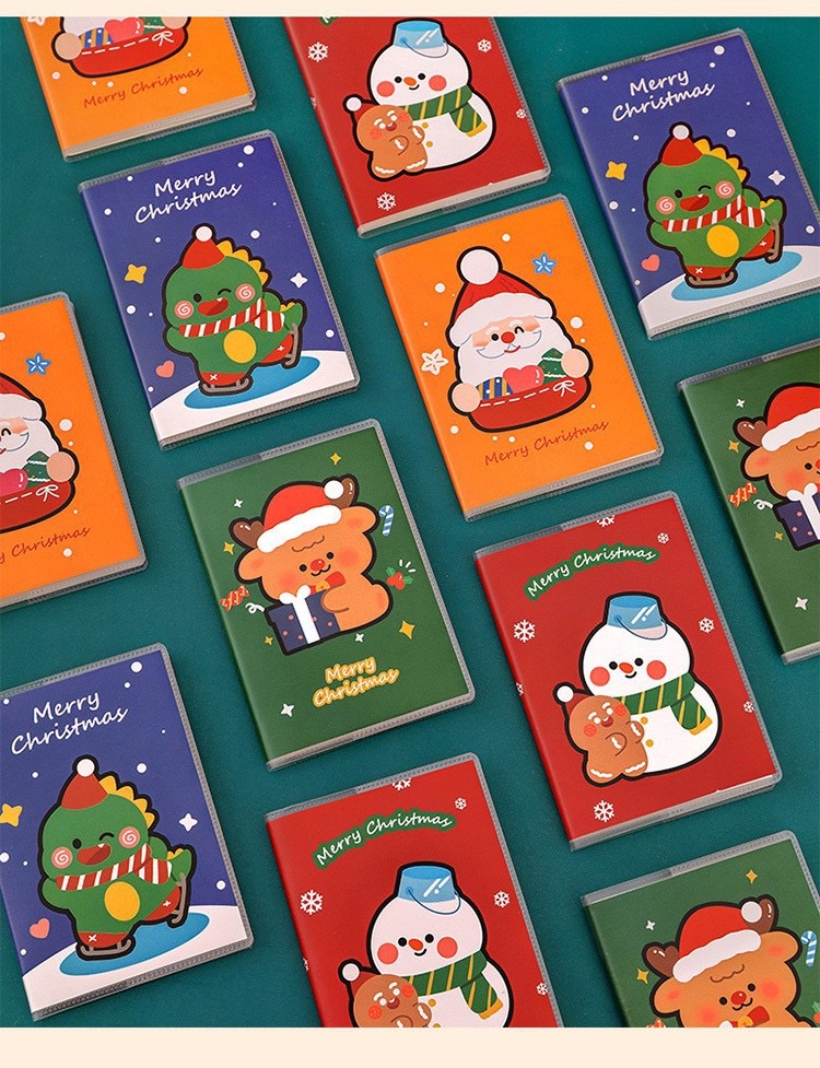 Custom-made Christmas A7 export notebooks in stock, cross-border Christmas, Halloween and Pumpkin Festival notebooks Specification image