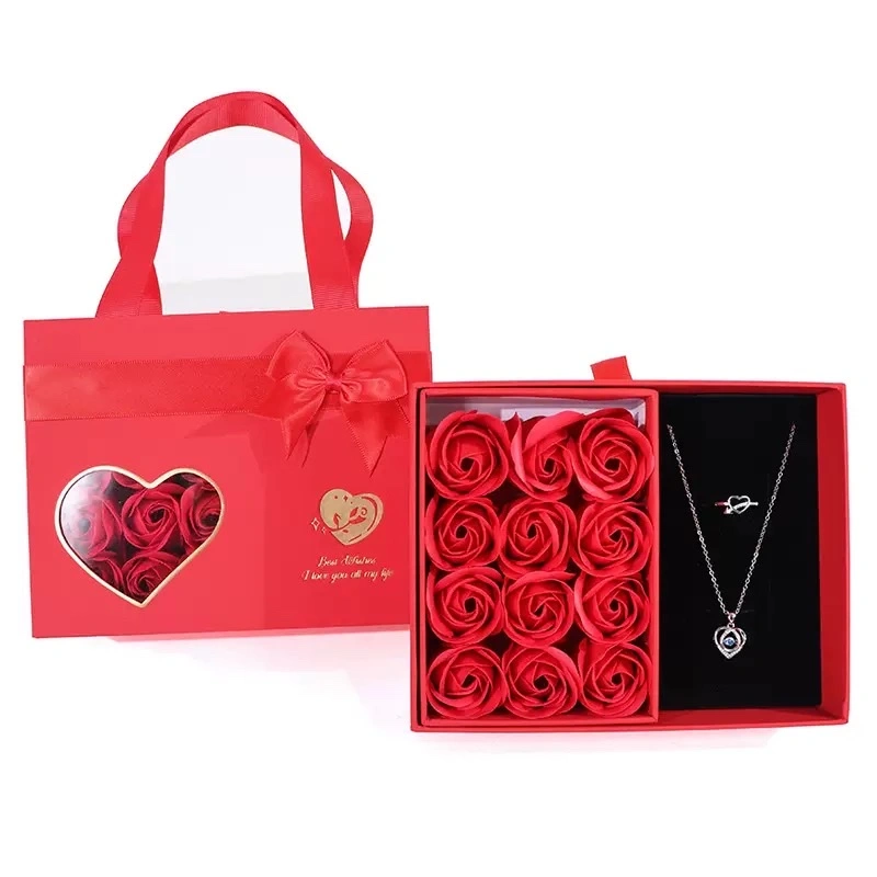 12 pull-out jewelry boxes, Valentine's Day gifts, Mother's Day gifts, gift boxes, packaging boxes detail image 3