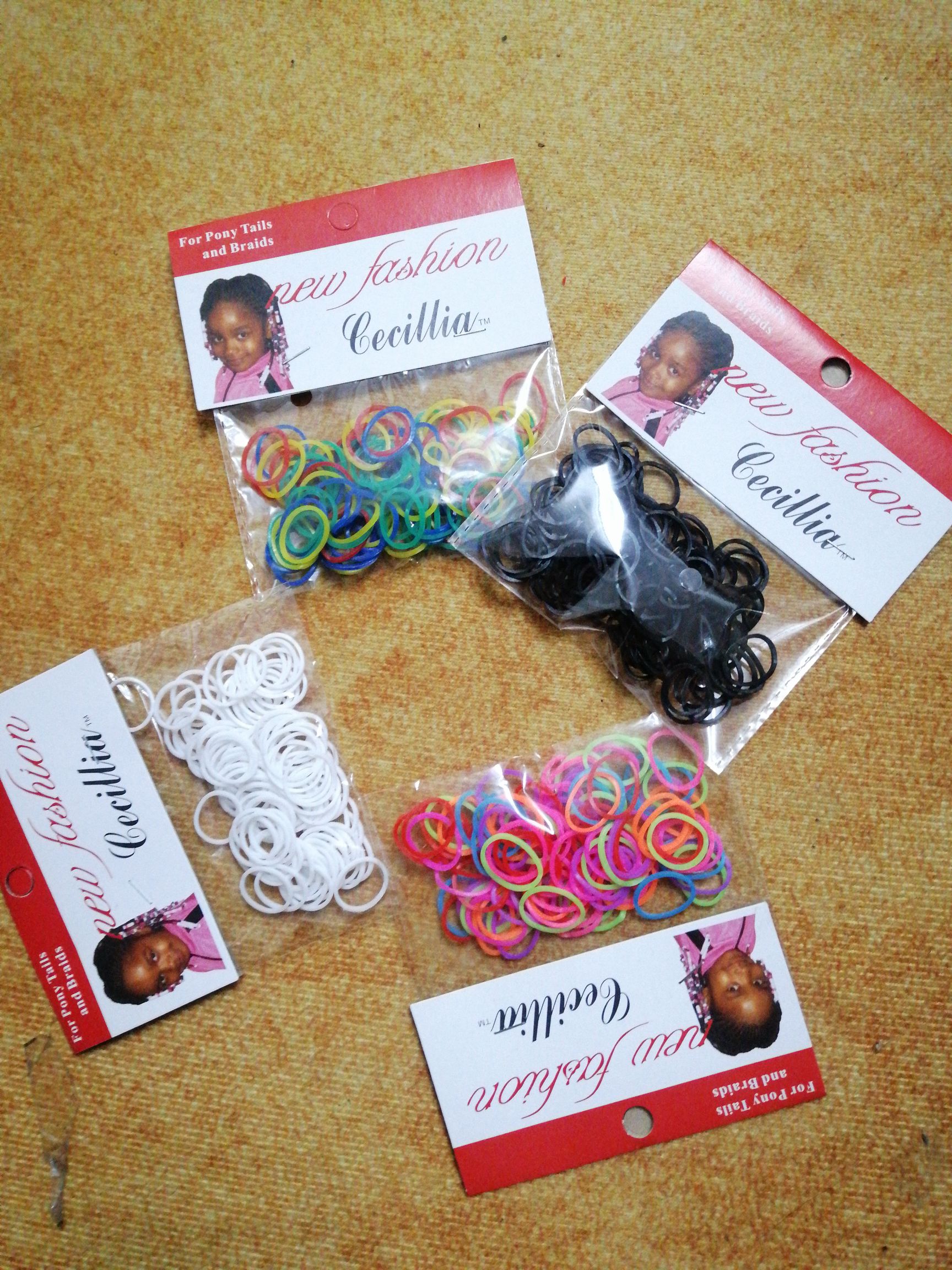 彩虹 编织手链橡皮筋一次性小皮筋扎头发绳女发圈皮筋枪玩具小皮筋