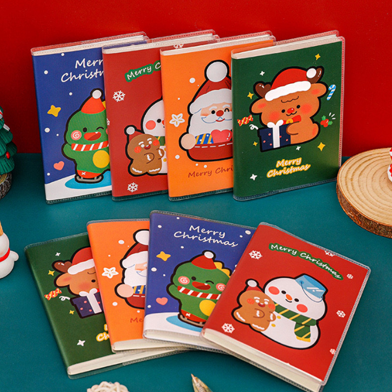 Custom-made Christmas A7 export notebooks in stock, cross-border Christmas, Halloween and Pumpkin Festival notebooks