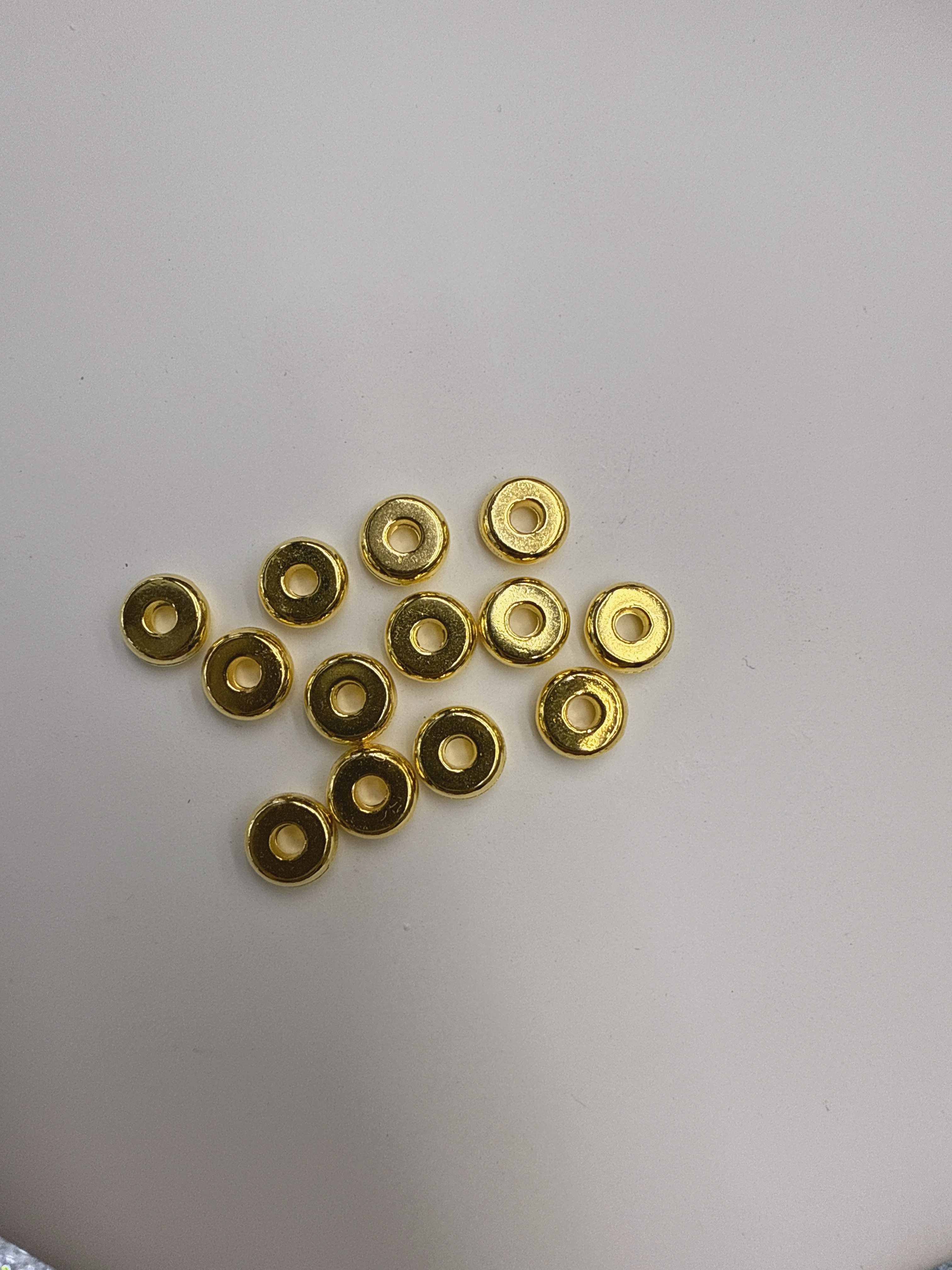 金色亮色DIY隔珠