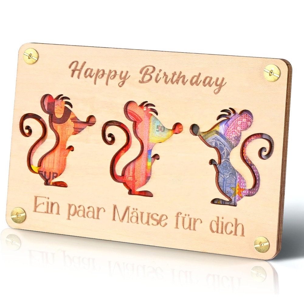 婚礼礼金卡钱币礼品信封木质钱夹钱卡现金礼品卡金钱礼物