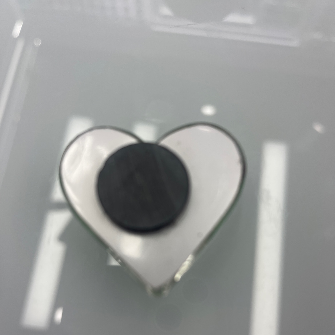 三叶草心形水晶冰箱贴摆件 创意水晶冰箱贴装饰礼品 旅游工艺品 景区用产品图