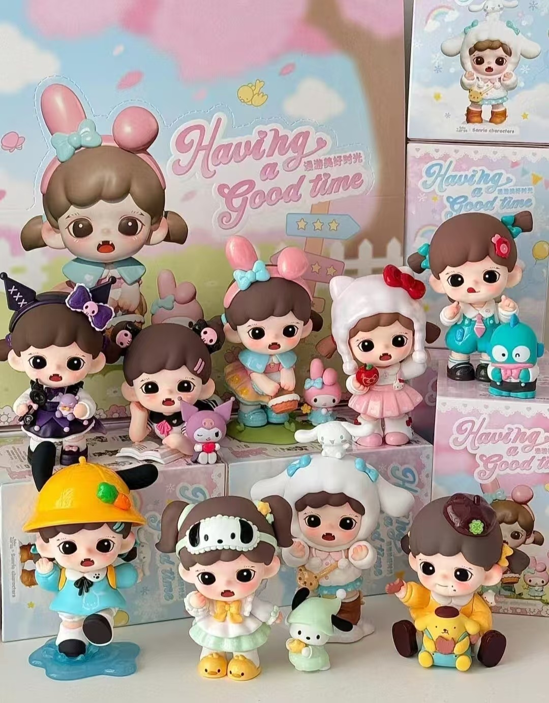 网红同款 漫族玩具，潮玩盲盒，Rolodex若来Nanci囡茜巧克力缤纷小熊搪胶毛线儿童玩具儿童玩具详情图7