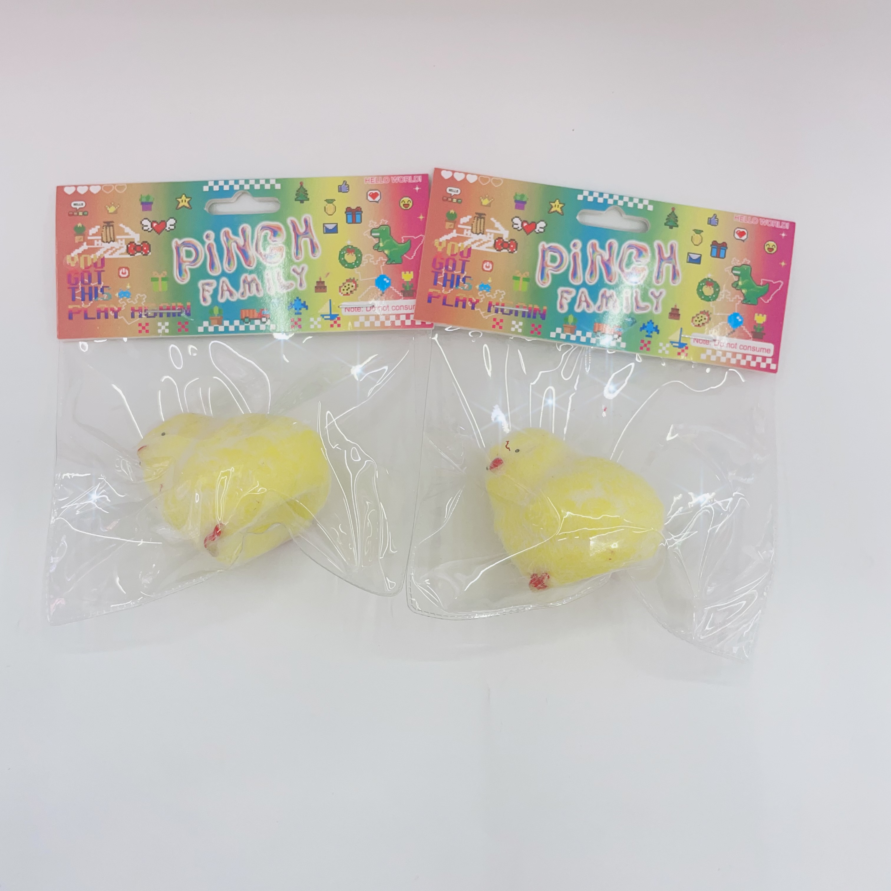 新飞塑胶玩具小鸡萌宠捏捏乐黄色小黄鸡发泄捏捏可爱捏捏乐捏捏乐解压球包装捏捏乐儿童可爱