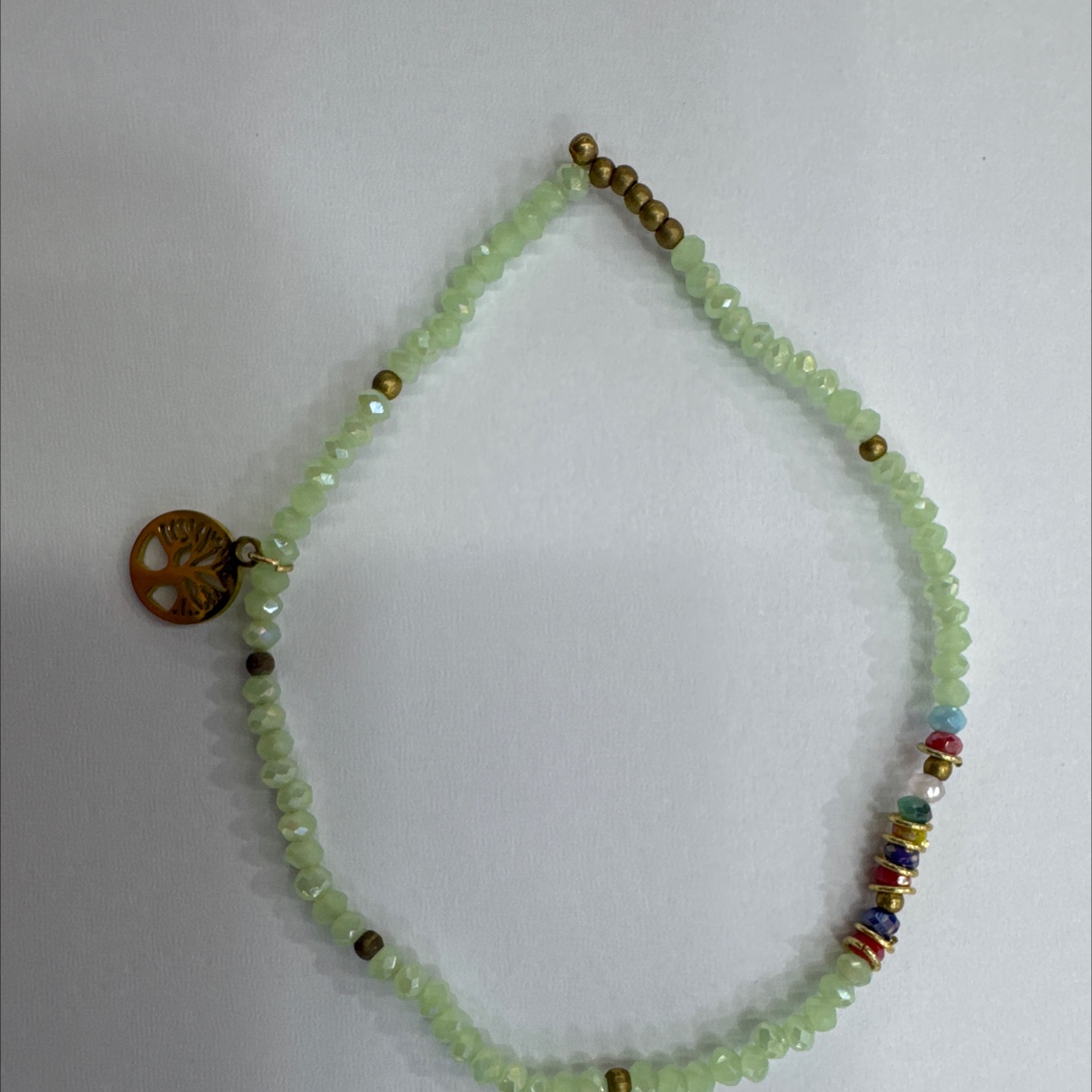 五彩绳水晶手链 时尚水晶手串 精美首饰 礼物佳选手链