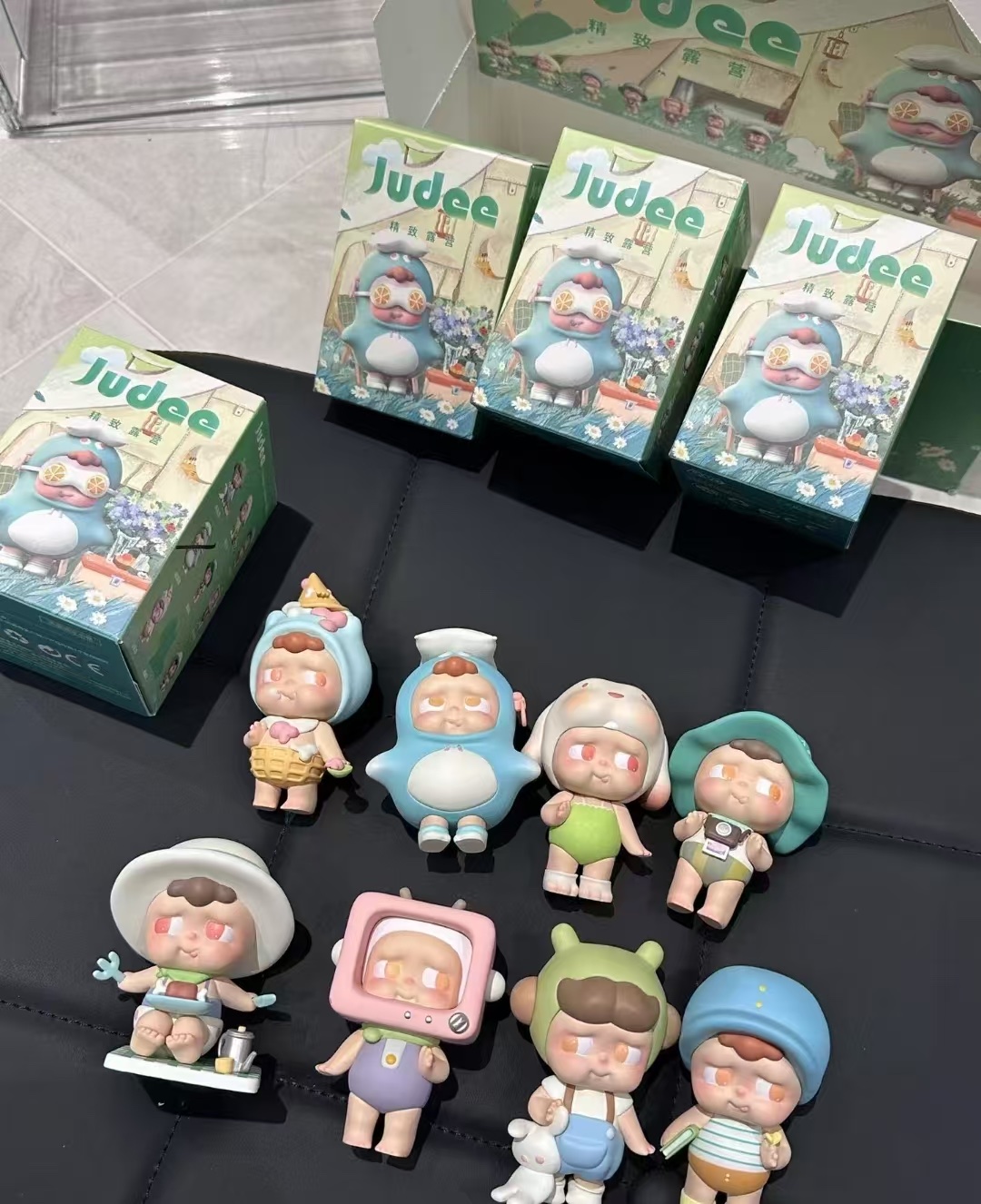 网红同款 漫族玩具，潮玩盲盒，Rolodex若来Nanci囡茜巧克力缤纷小熊搪胶毛线儿童玩具儿童玩具详情图3