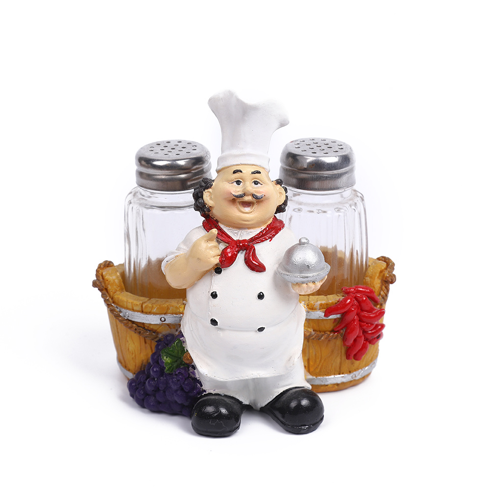 树脂厨师前台摆件陶瓷花瓶装饰品陶瓷佛像创意家居摆设详情图2