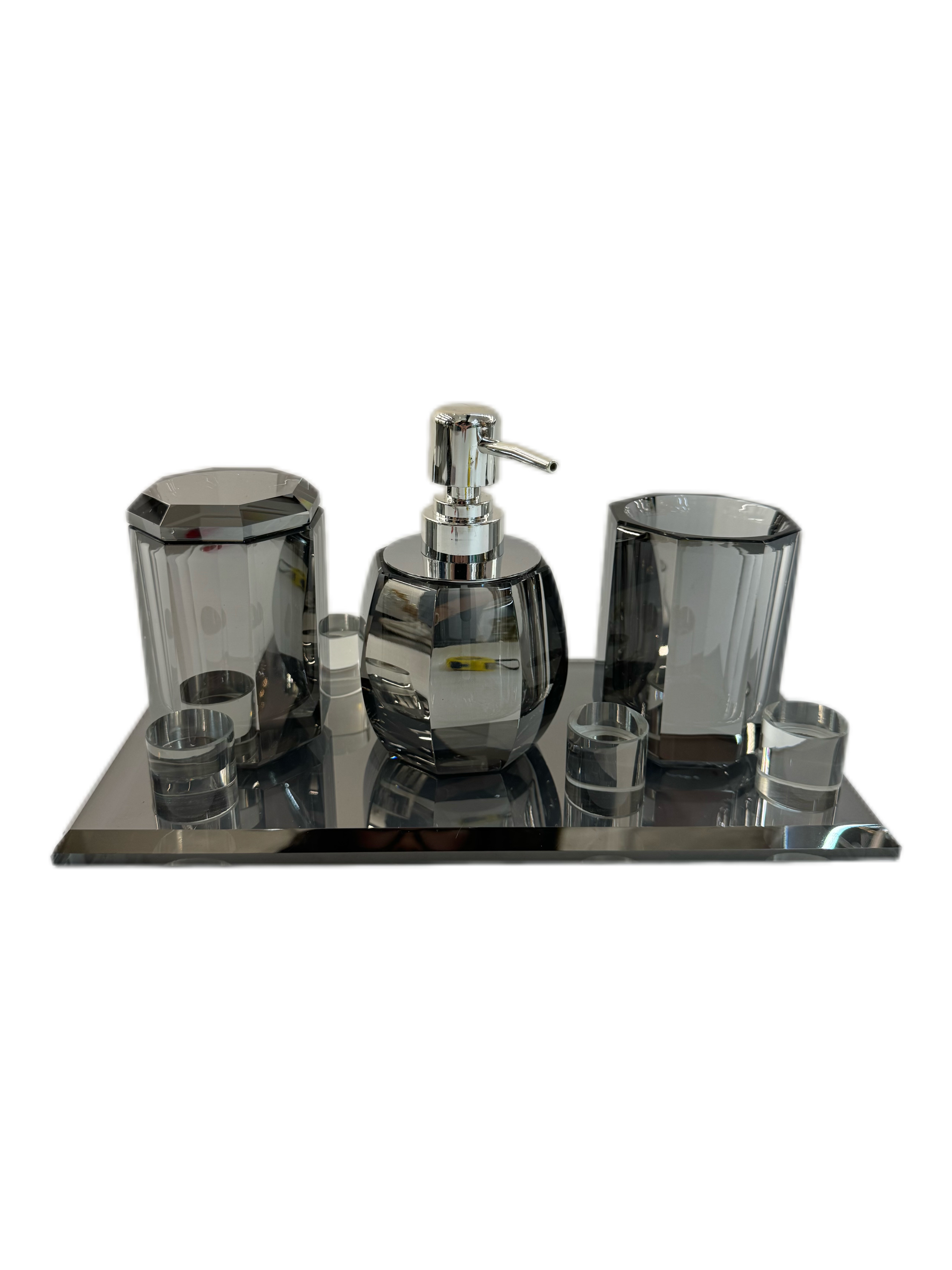 K9 Crystal Bath ornament, ins style bathroom storage table, skin care product rack, light luxury handicraft, bathroom decoration, bath crystal ornament