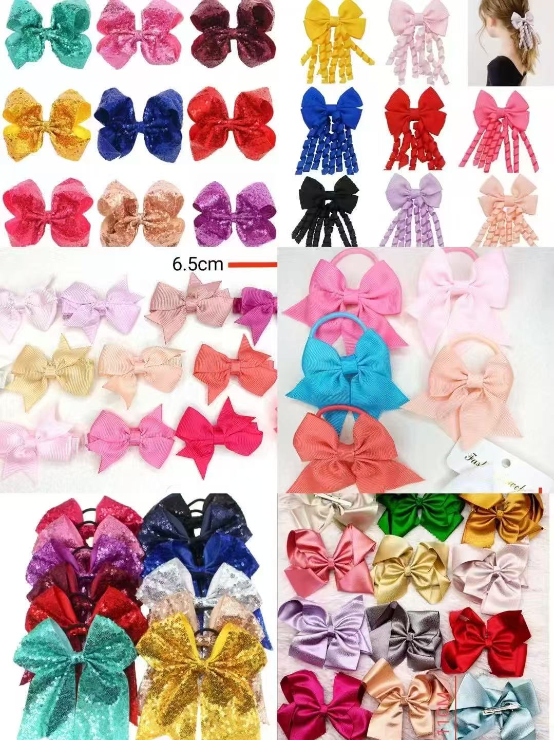 2025年圣诞节儿童发饰，亮片，潮流，发夹发绳发扣详情图2