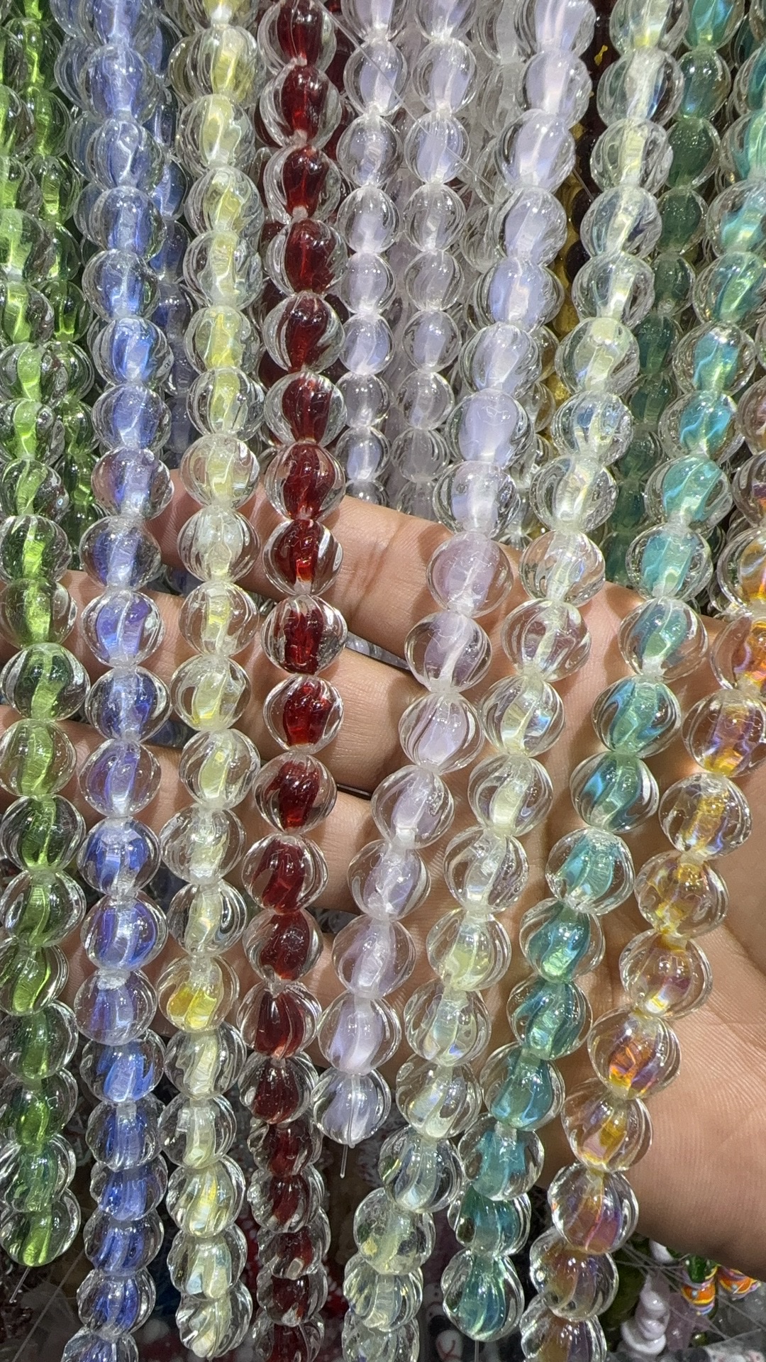 灯工琉璃珠，进口材料，极光效果，纯手工制作工艺琉璃详情图2