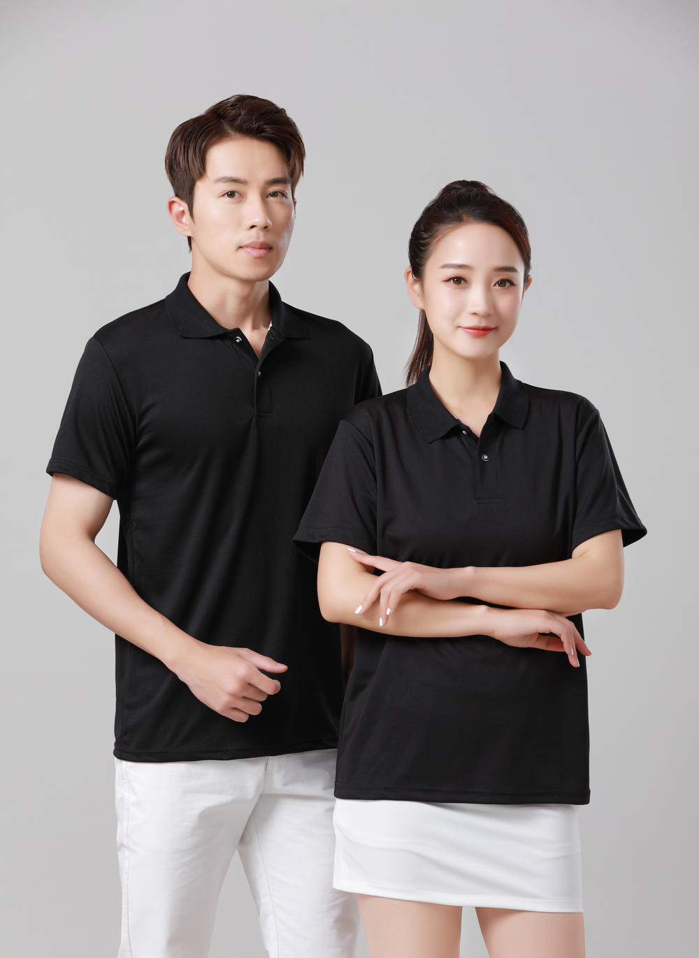 Customized FG2103 short-sleeved collared polo shirt advertising shirt, quick-drying, moisture-absorbing, sweat-wicking, drier and more comfortable details Picture