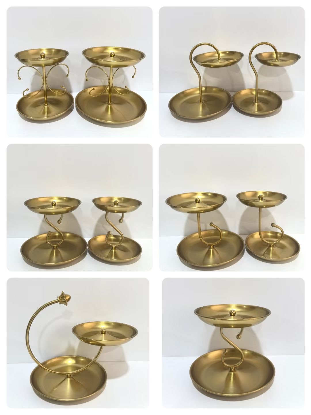 Creative and high-end style, light luxury fruit plate, high-end front desk snack plate, living room coffee table, household candy plate decoration details Picture