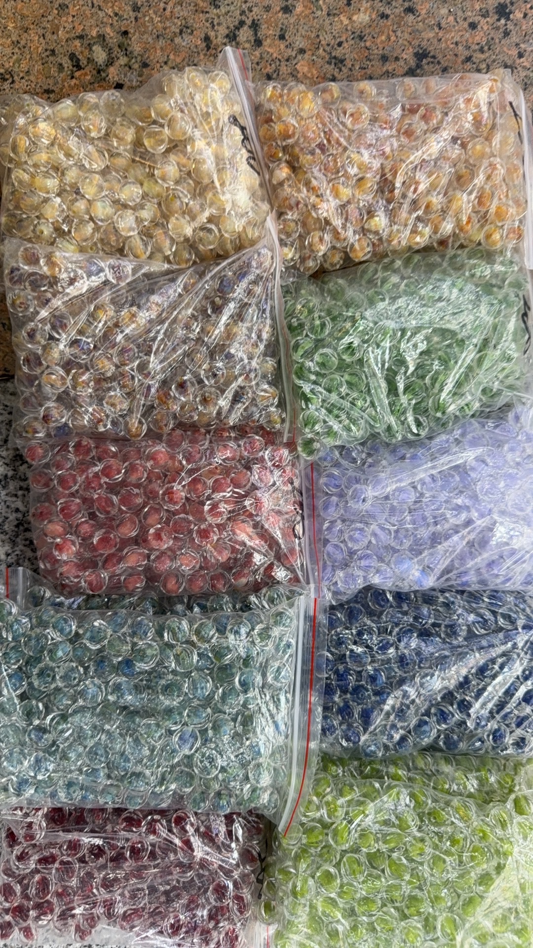 灯工琉璃珠，进口材料，极光效果，纯手工制作工艺琉璃详情图3