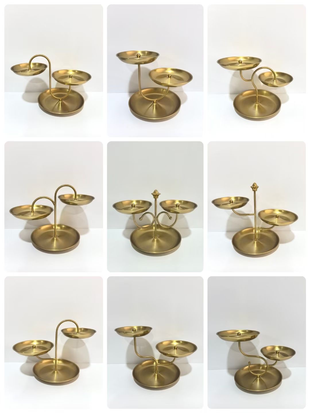 Creative and high-end style, light luxury fruit plate, high-end front desk snack plate, living room coffee table, household candy plate decoration