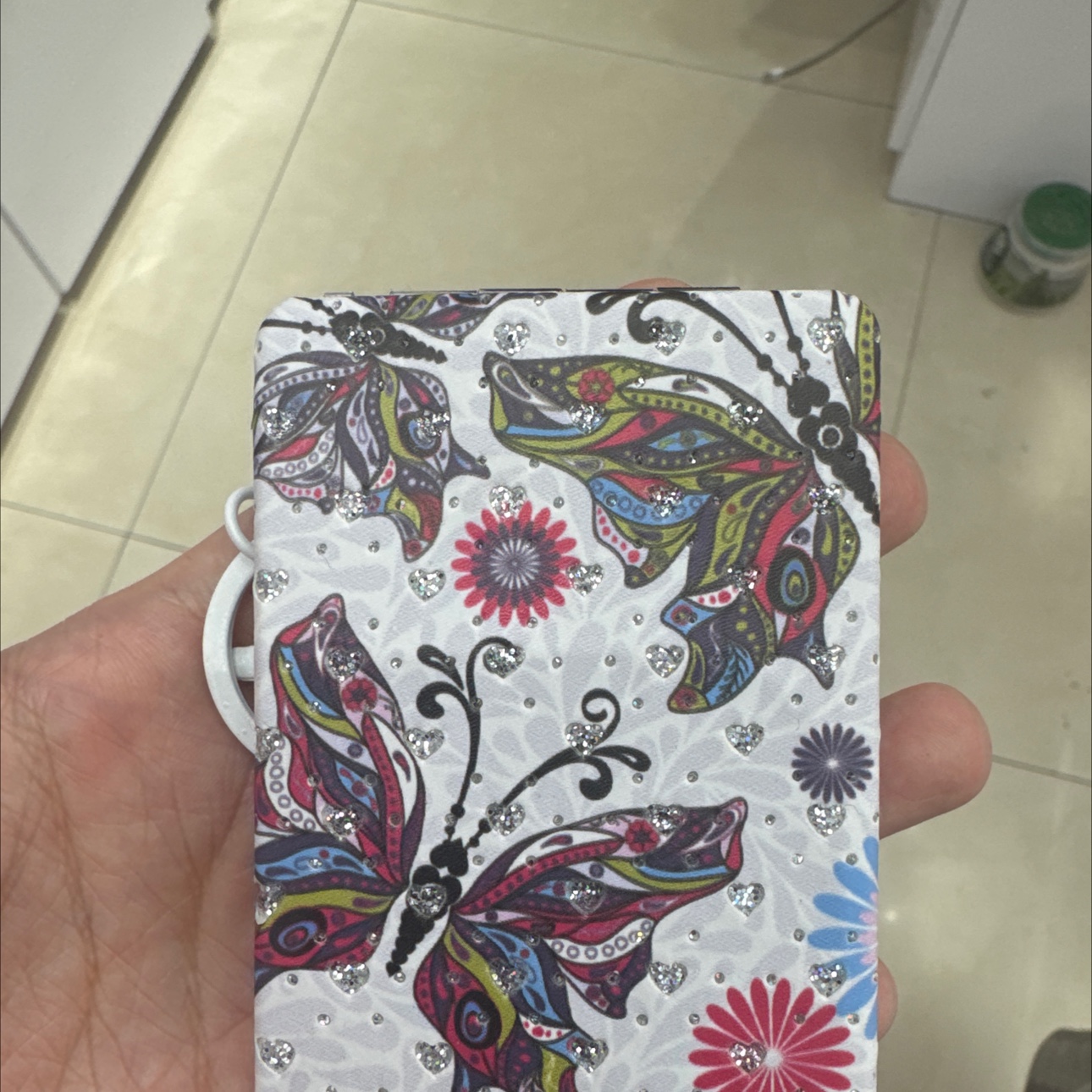 化妆镜子梳子，儿童梳子镜子，卡通镜梳，