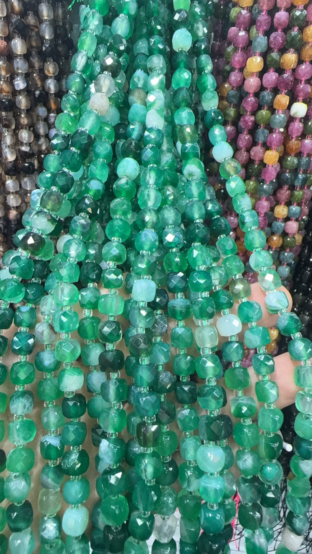 天然石珠子琉璃手串珠子 DIY饰品串珠散珠 手工制作材料产品图