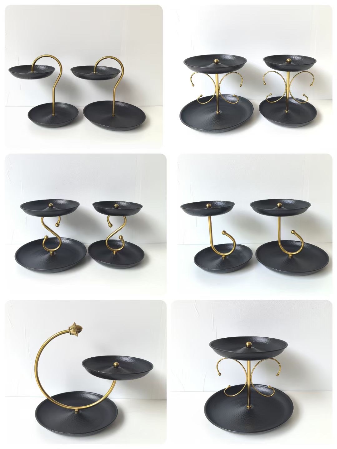 Creative and high-end style, light luxury fruit plate, high-end front desk snack plate, living room coffee table, household candy plate decoration detail image 4