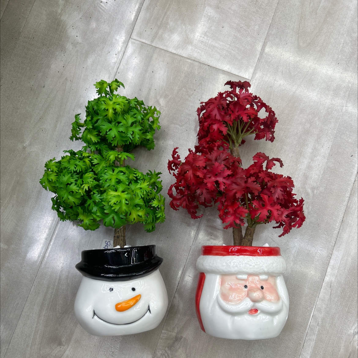 Decorative wall-mounted flower POTS, artificial green plants, pine trees, desktop ornaments, artificial plant potted plants, home decoration Specification image