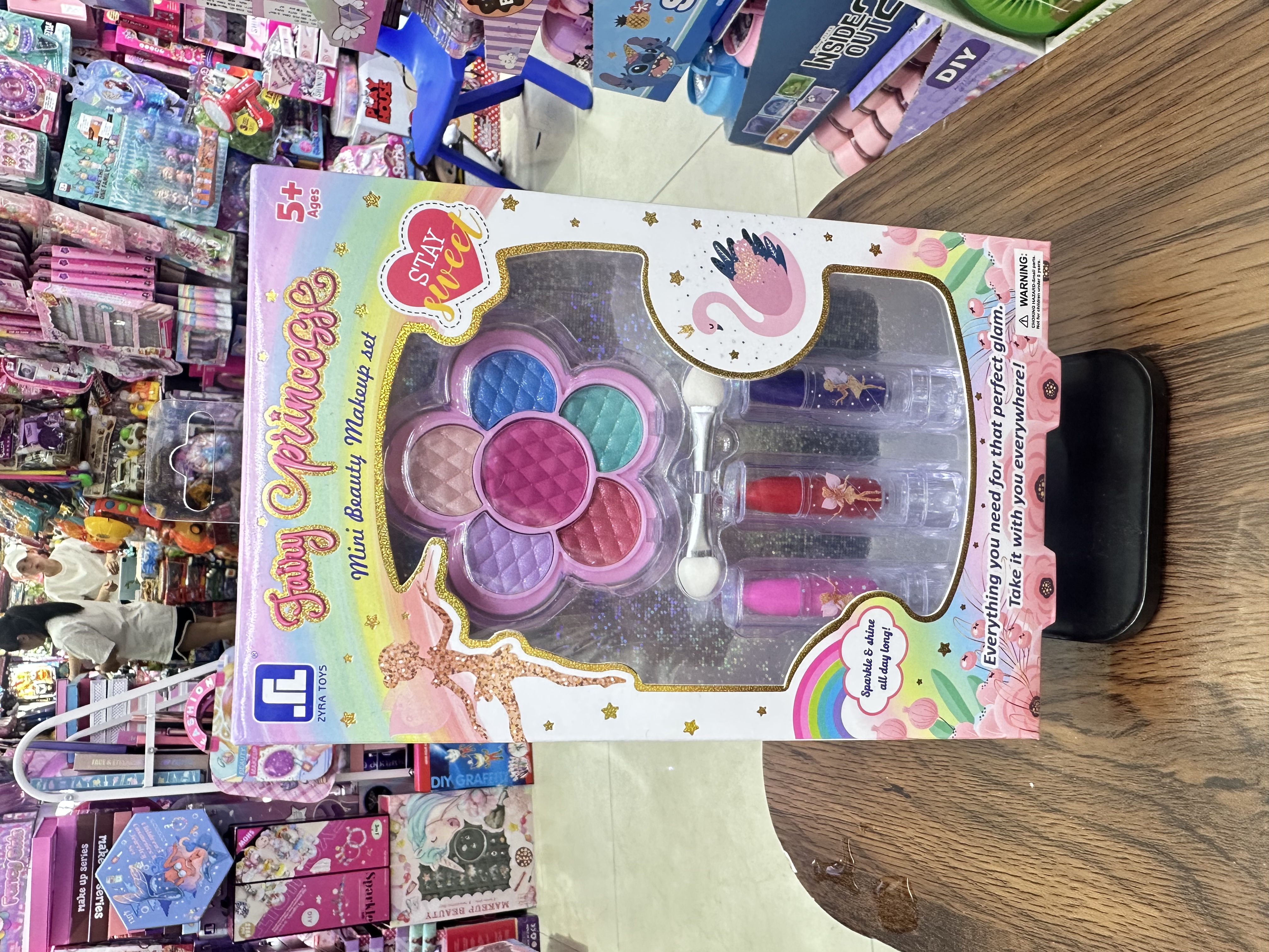 儿童彩妆玩具 穿戴甲套装 创意包挂件文字装饰趣味礼物儿童彩妆玩具