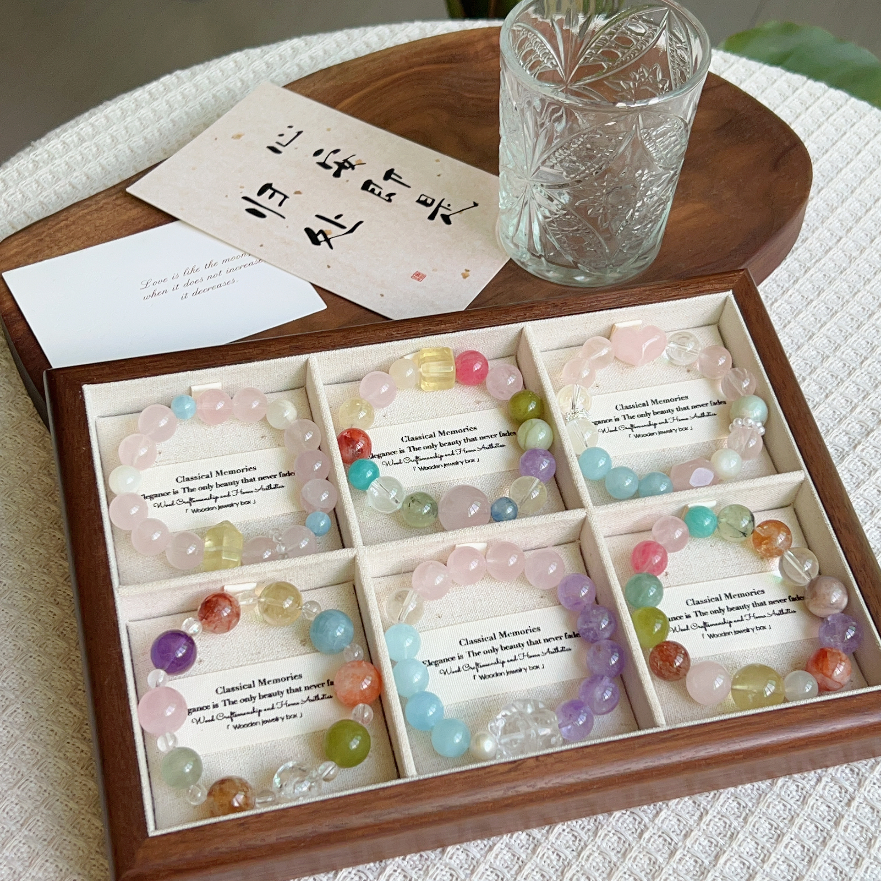 天然水晶百宝diy原创设计水晶紫水晶手串手链手串