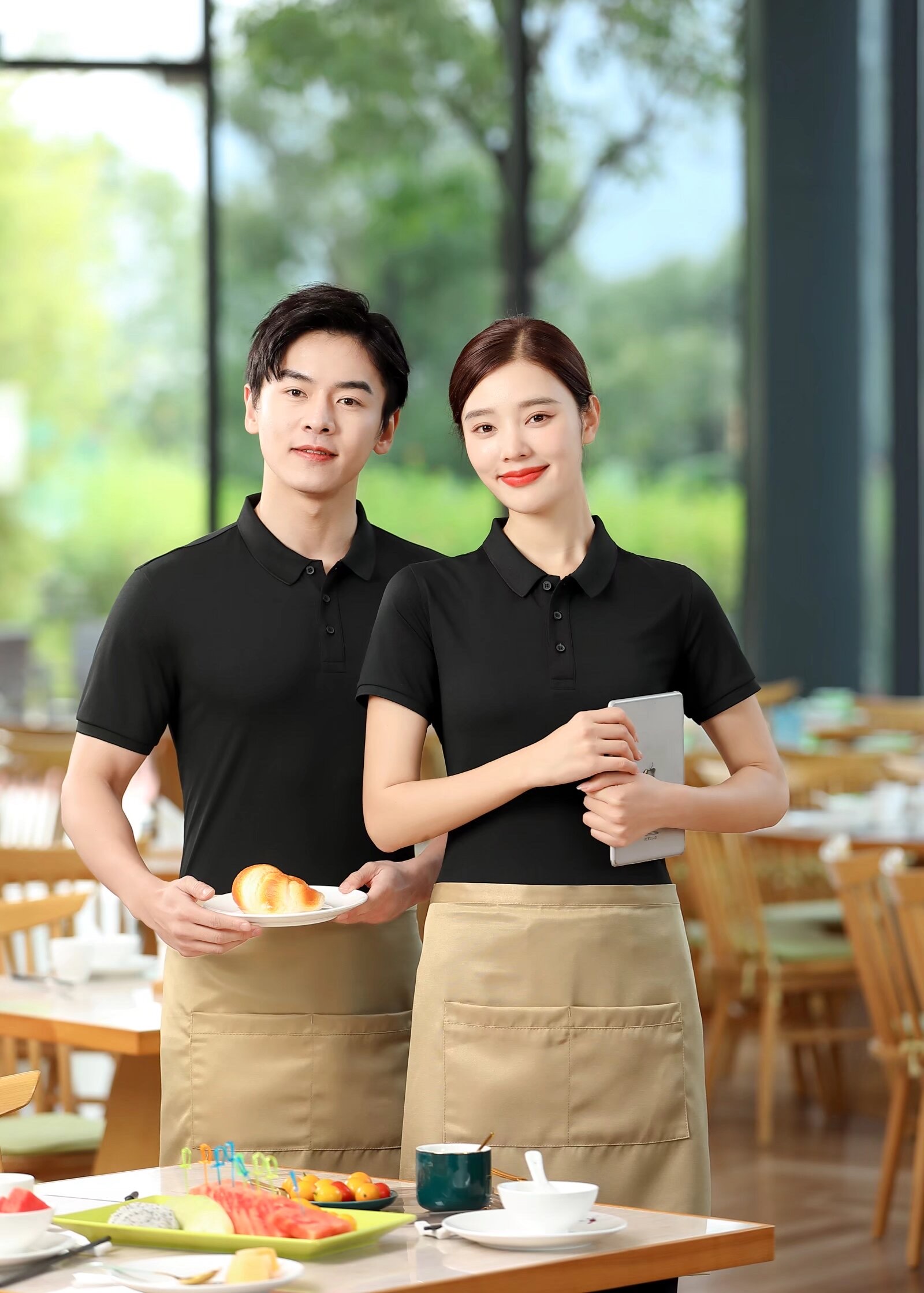 Customized cross-border FG Roca cotton Polo shirt, advertising shirt, work clothes, men's and women's short-sleeved casual style lapel T-shirt 2255. Application Scenario