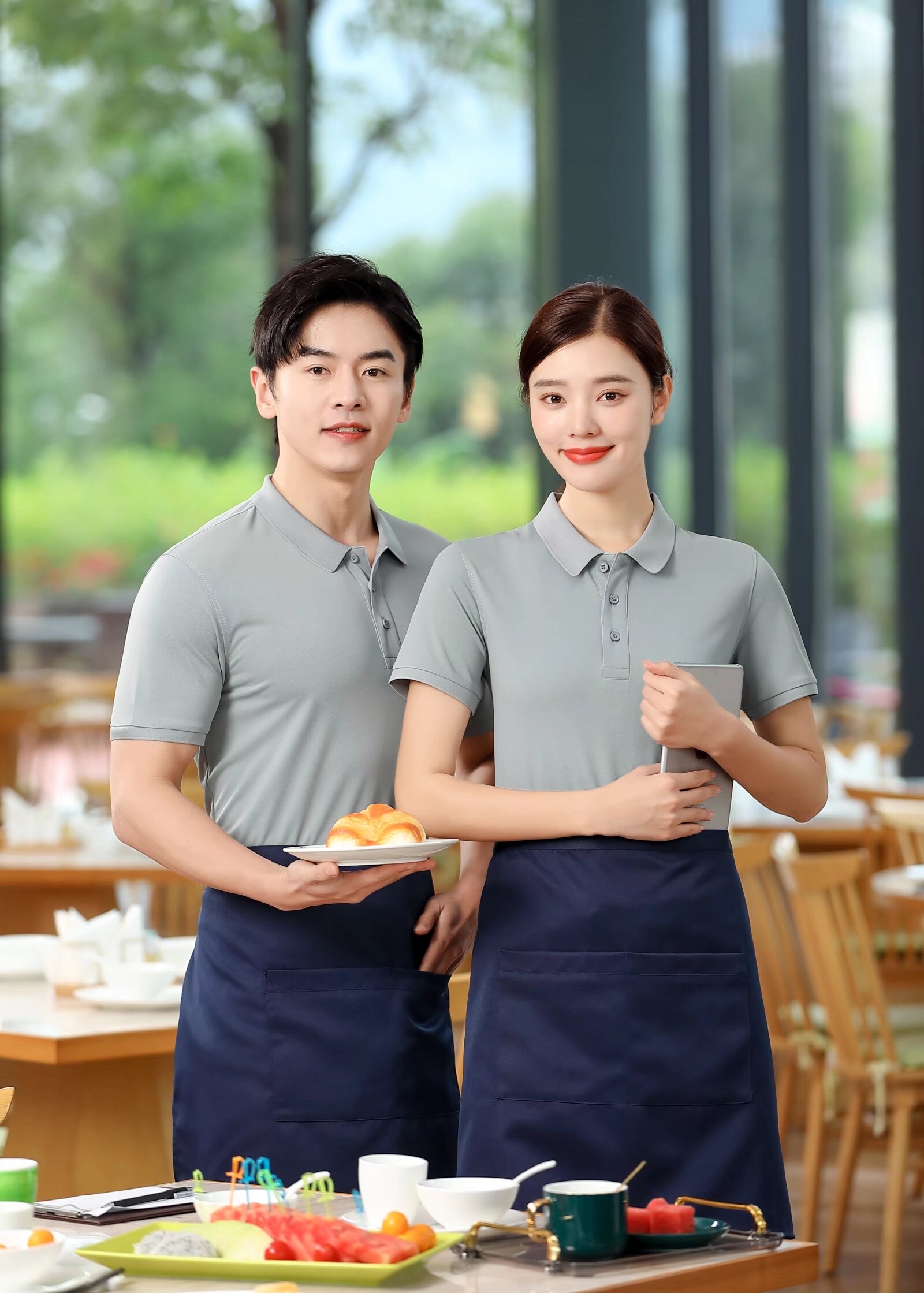 Customized cross-border FG Roca cotton Polo shirt, advertising shirt, work clothes, men's and women's short-sleeved casual style lapel T-shirt 2255. full figure