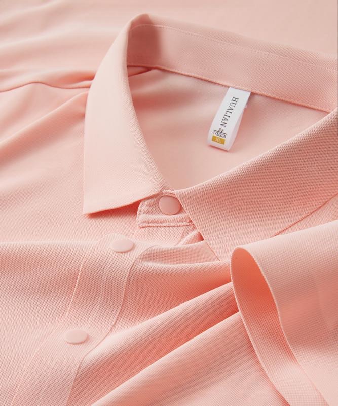 High-end luxury Polo shirt advertisement, ice-skin seamless lapel Polo T-shirt customization FG8990Polo shirt logo, cross-border available Application Scenario