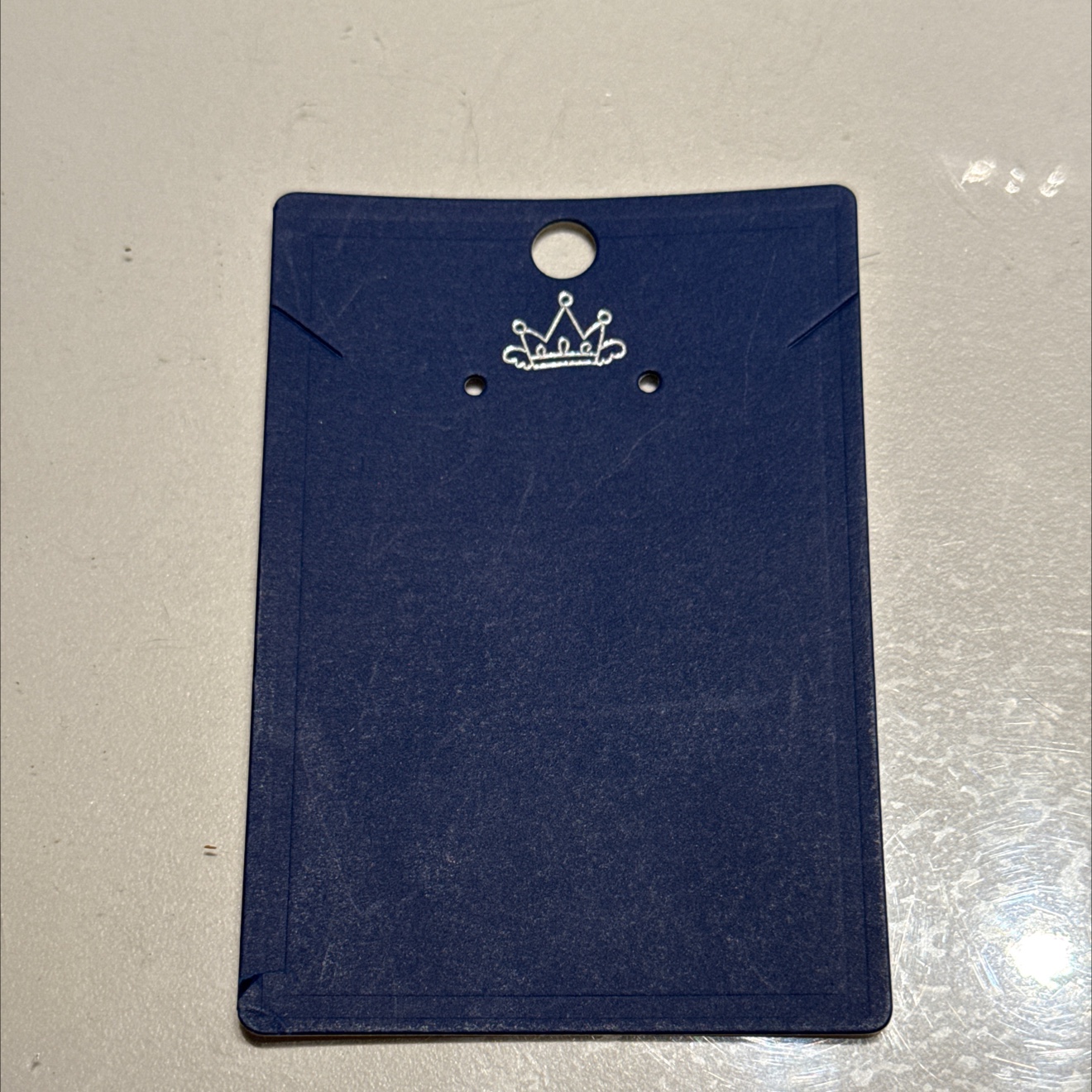 特种纸裱白卡项链卡饰品包装