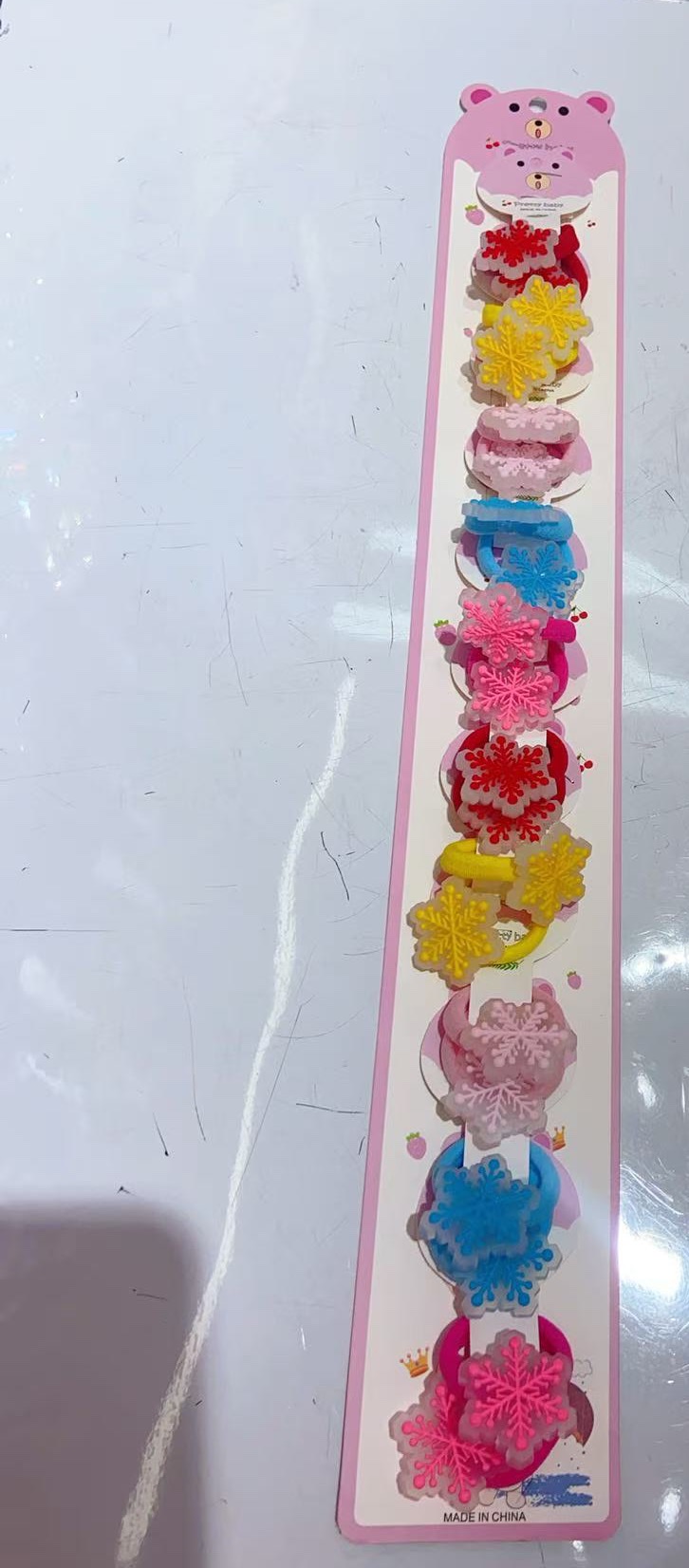 圣诞雪花皮筋